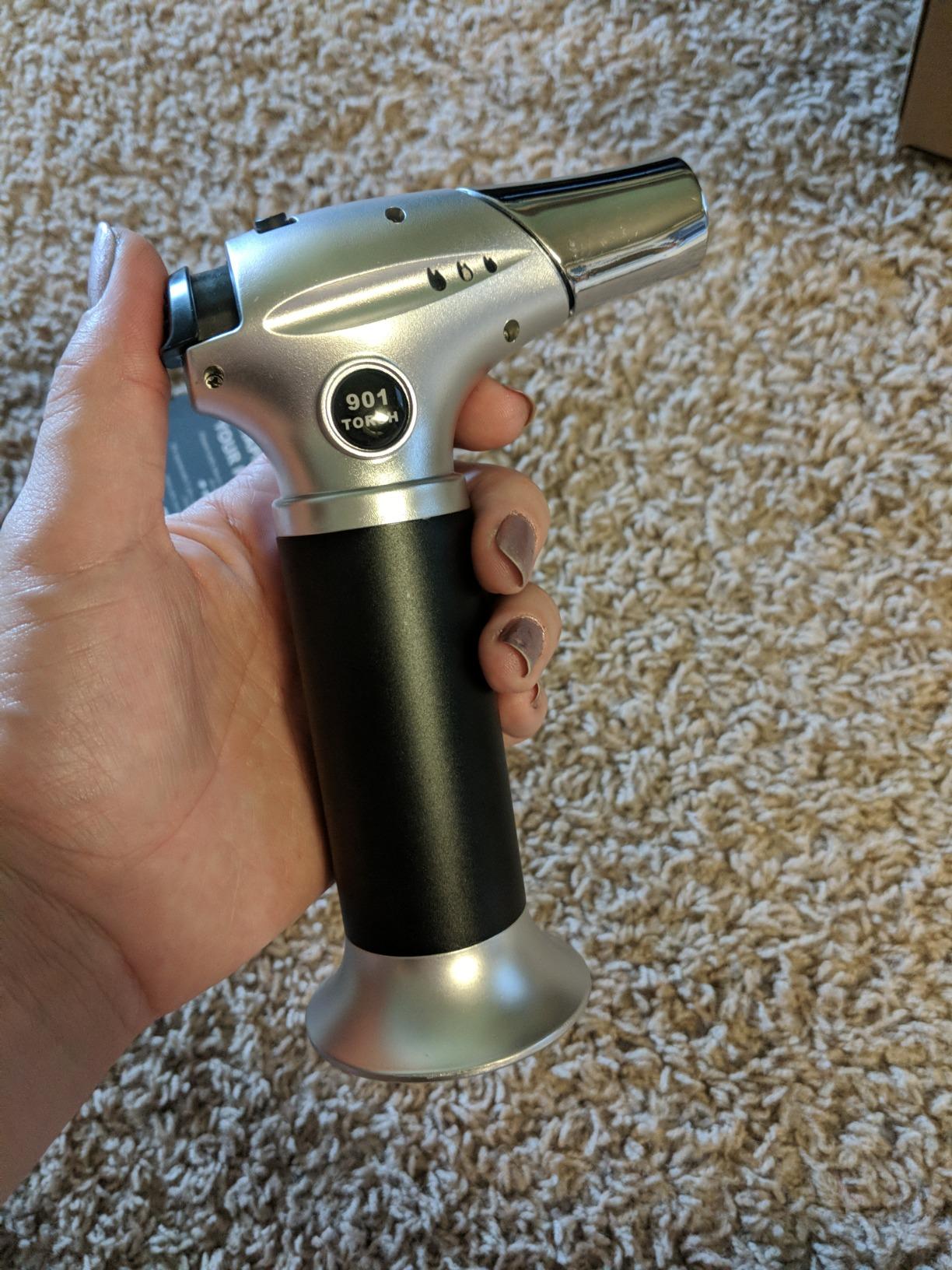 TBTeek Kitchen Butane Torch with Safety Lock for Baking, Crafts & Steak customer photo 2