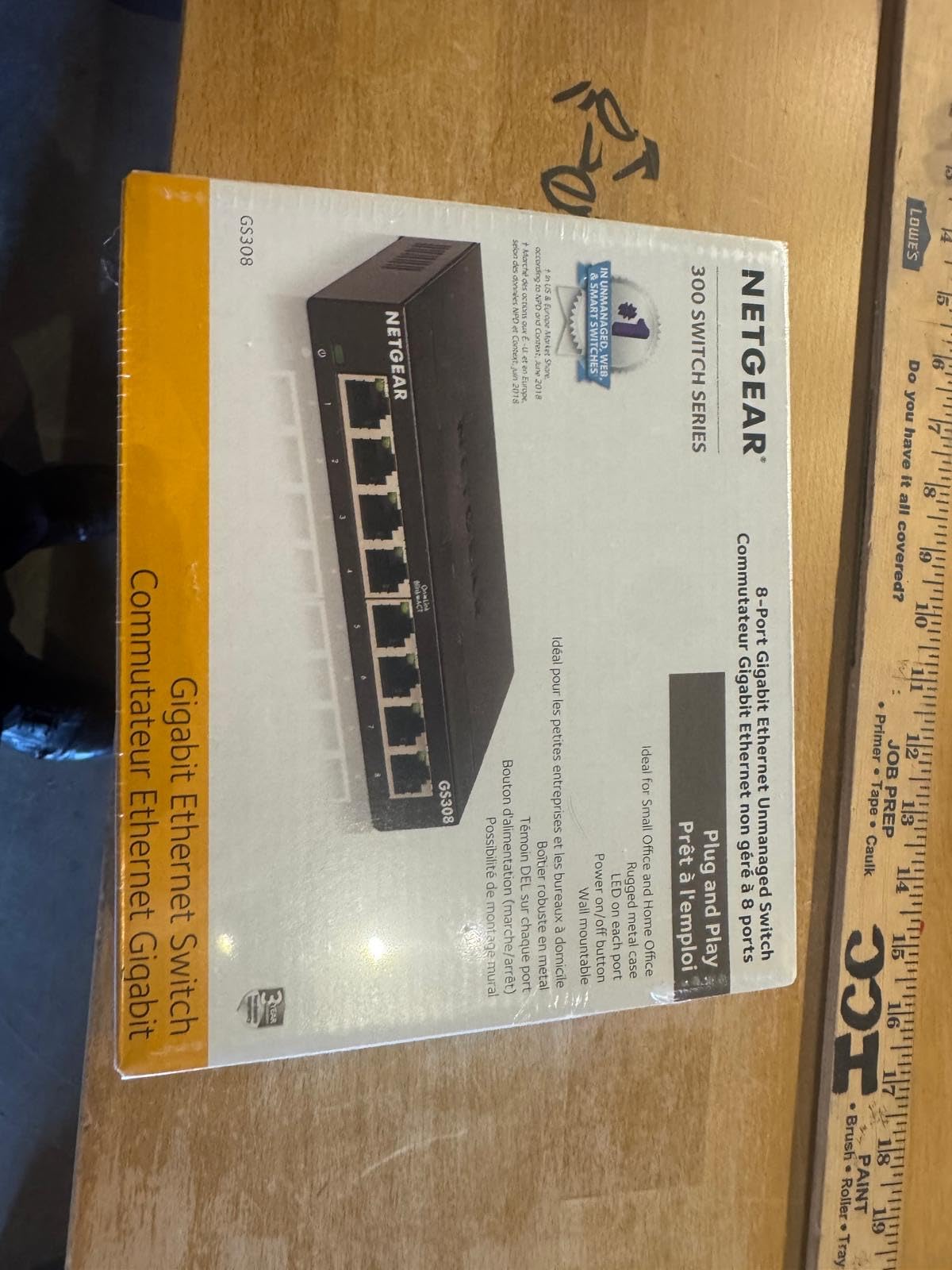 NETGEAR 8-Port Gigabit Ethernet Unmanaged Network Switch (GS308) customer photo 2