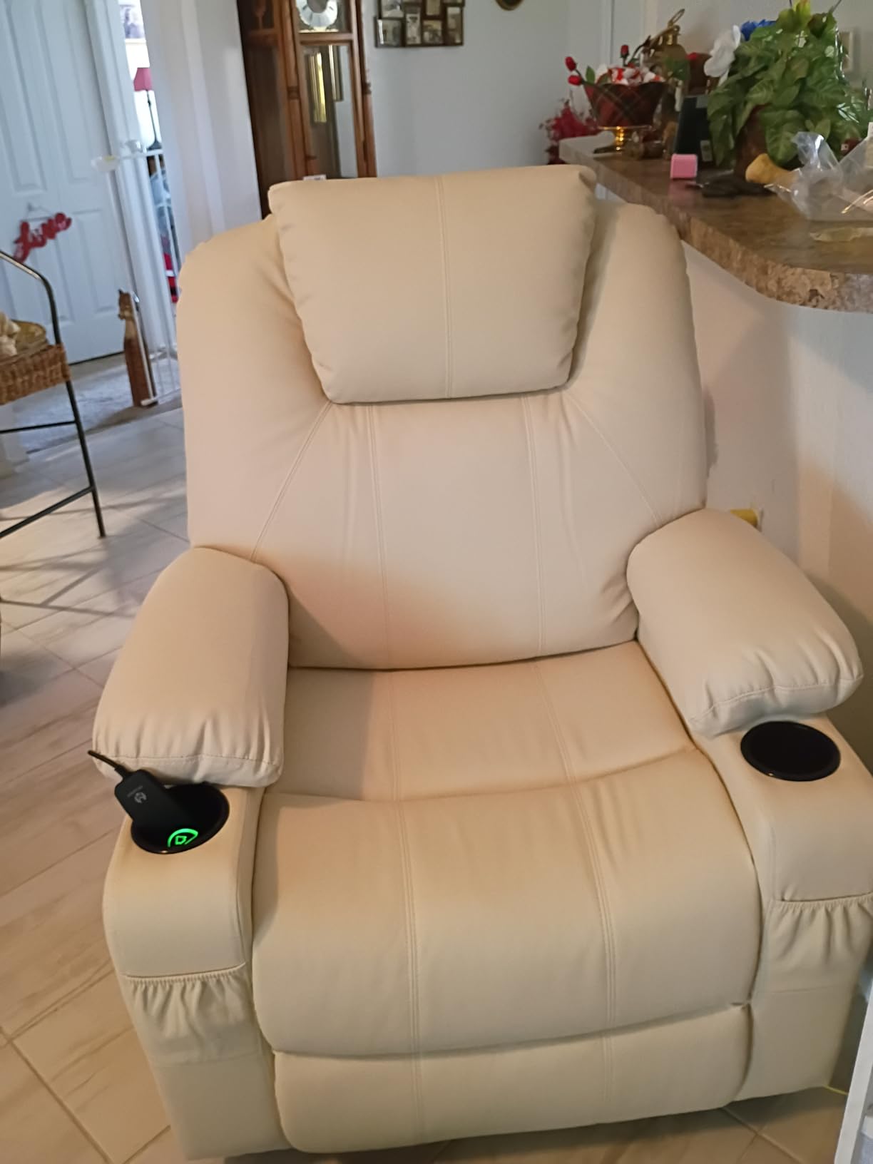 MCombo Power Lift Recliner Chair for Elderly, Heat and Massage 7040(Medium) customer photo 1
