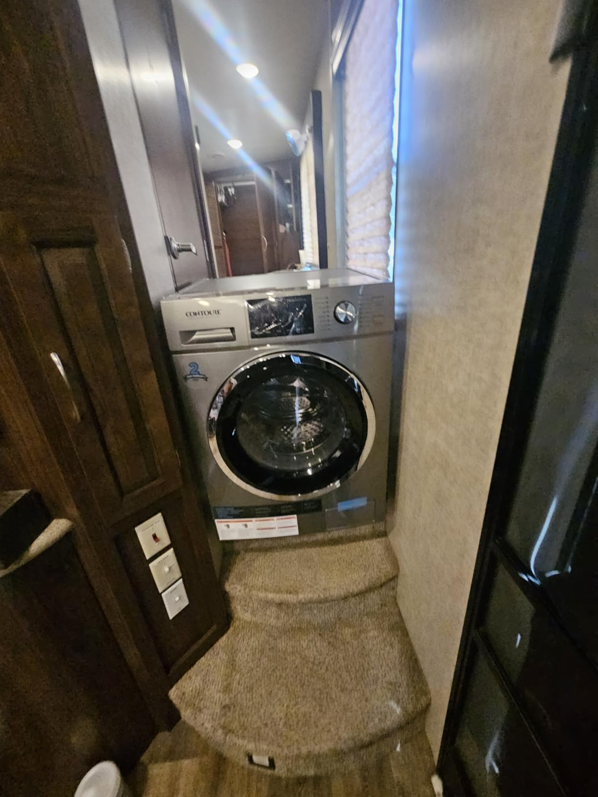Contoure 2.7 Cu Ft Ventless Washer Dryer Combo with Steam, 120V, Titanium customer photo 2