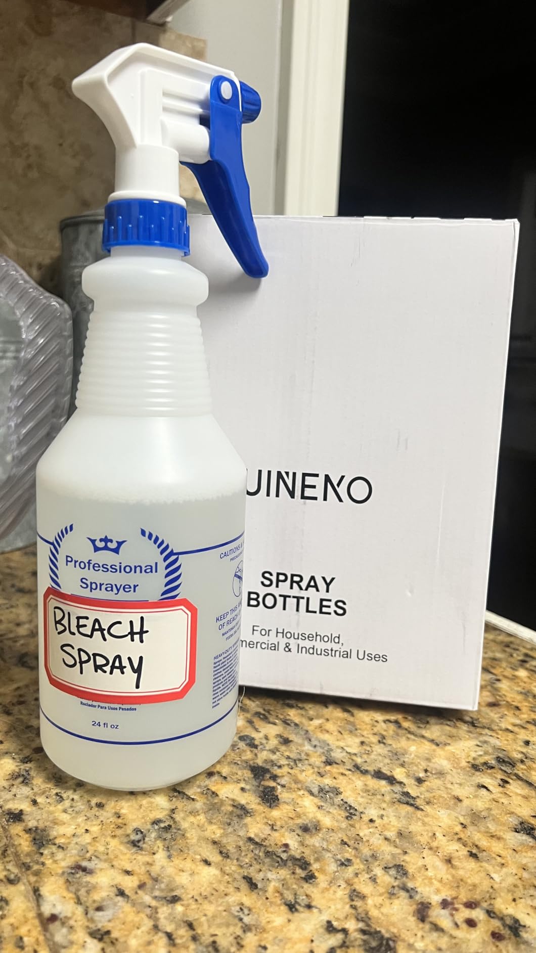 Plastic Spray Bottles, All-Purpose Empty Sprayer Bottle (2 Pack 24 Oz) customer photo 1