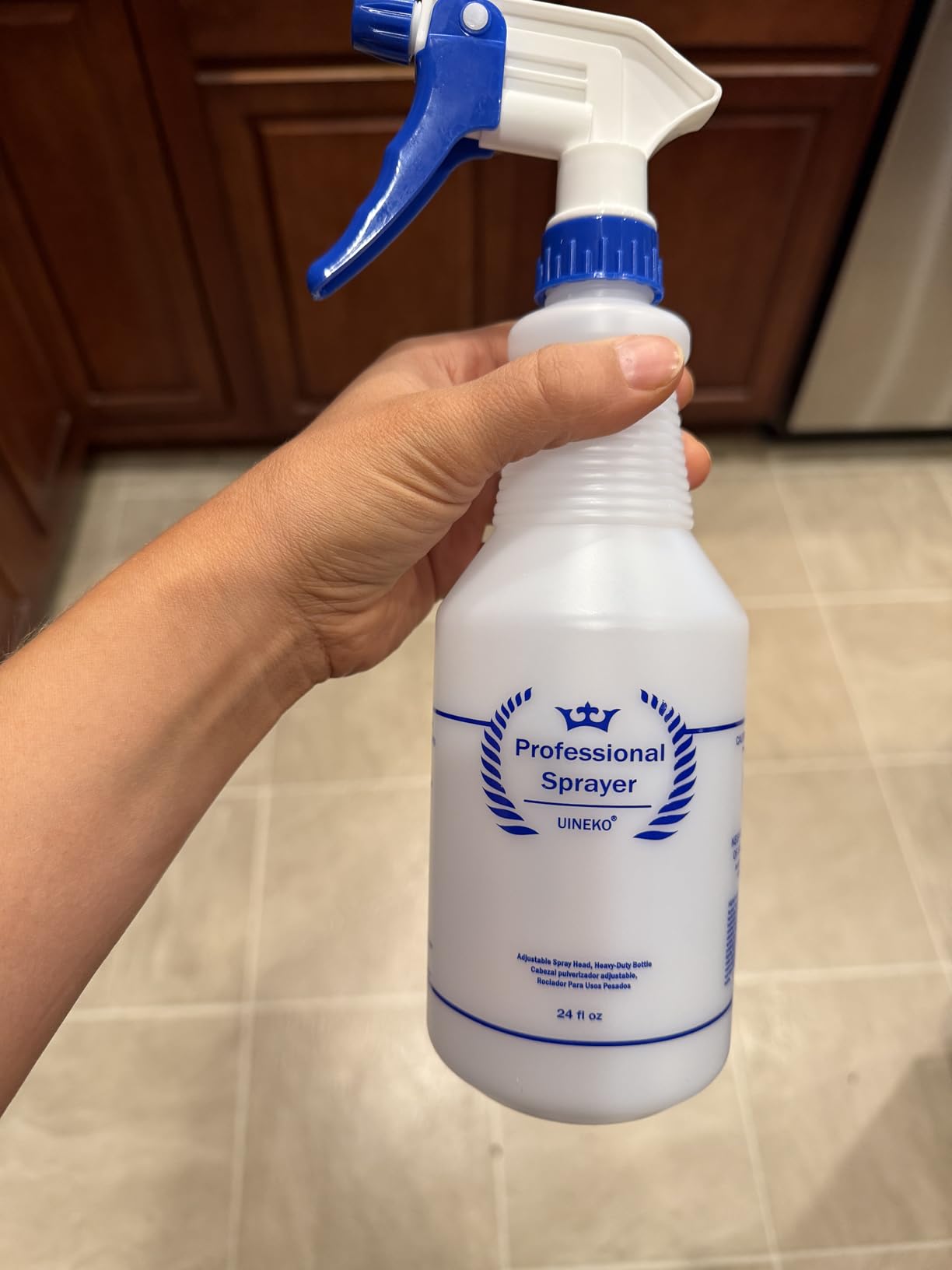Plastic Spray Bottles, All-Purpose Empty Sprayer Bottle (2 Pack 24 Oz) customer photo 2