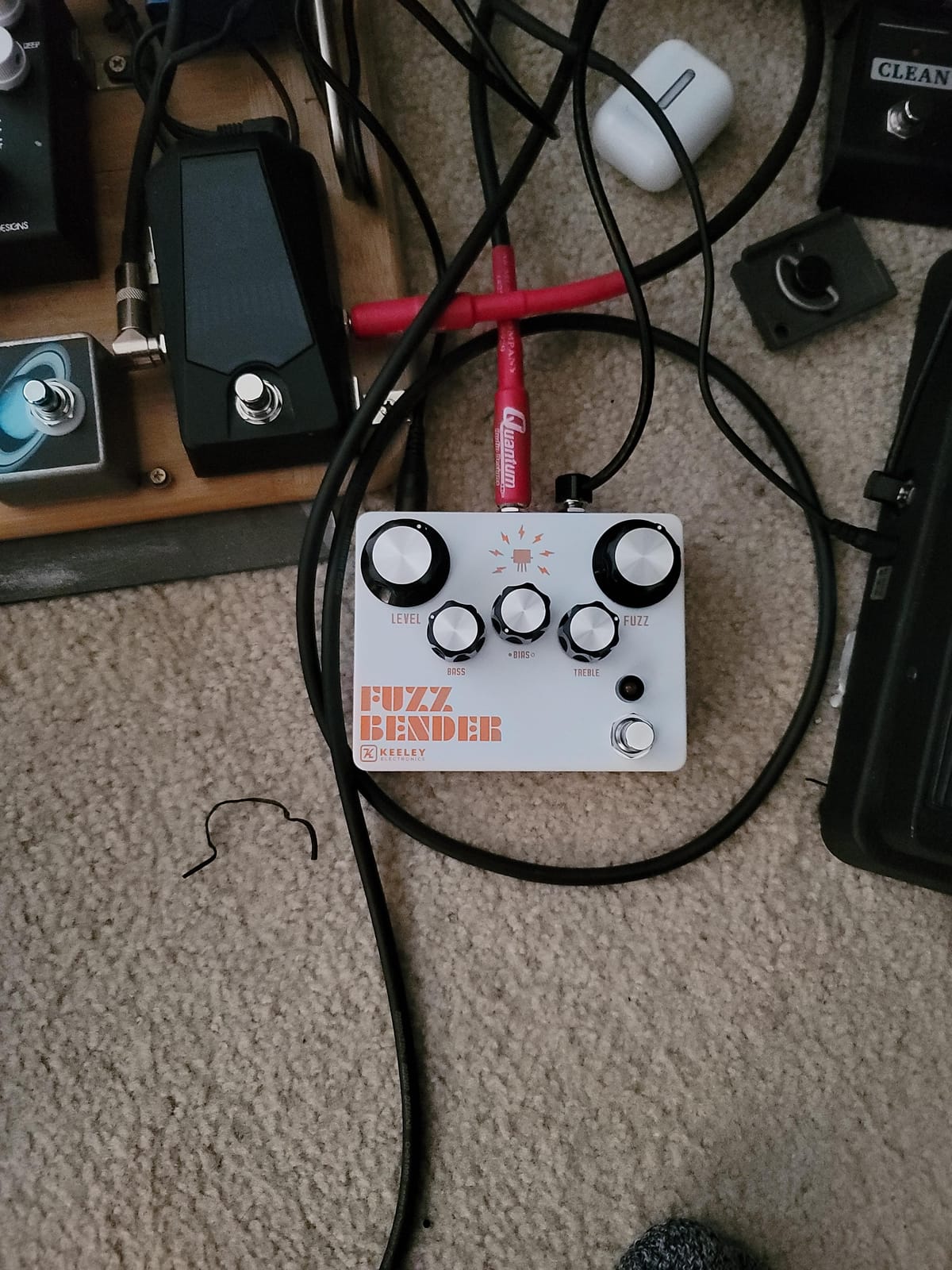 Keeley Fuzz Bender, White (KFBender) customer photo 1