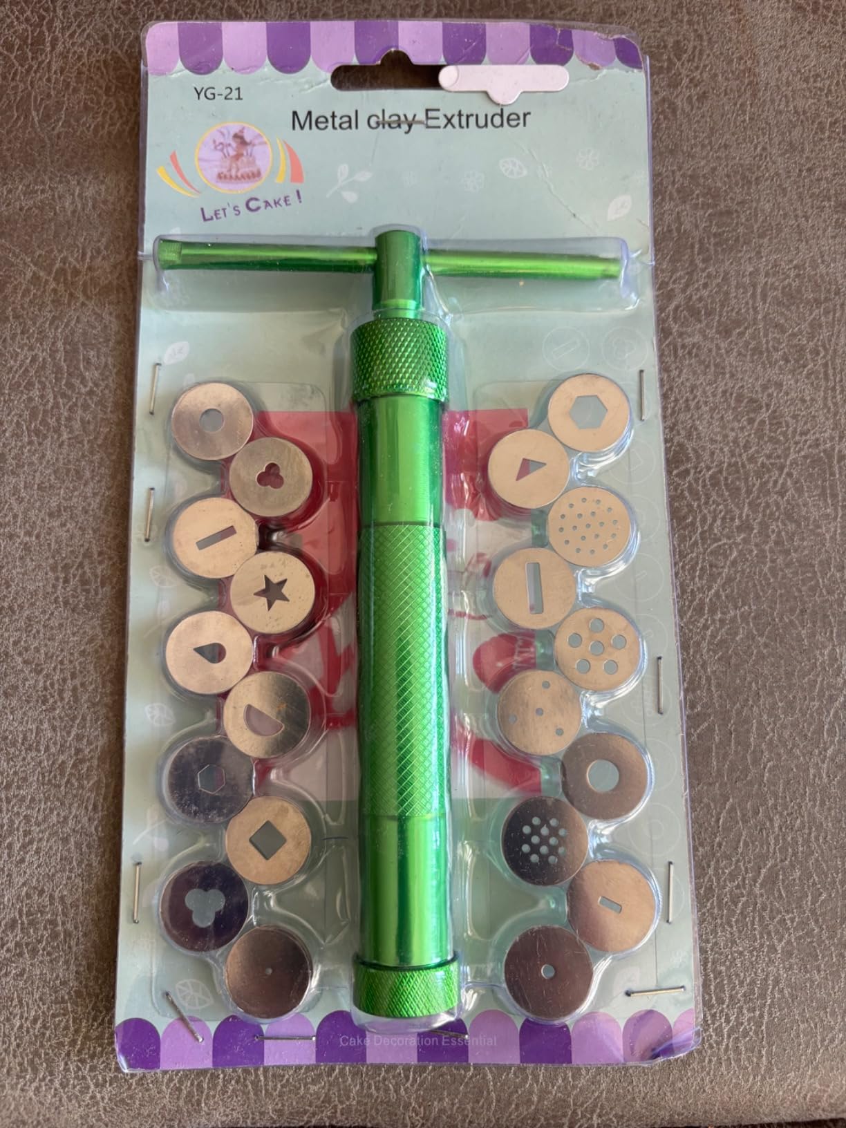 Miniature Alloy Rotary Clay Extruder-Multifunctional Durable held Polymer Clay Tools customer photo 2