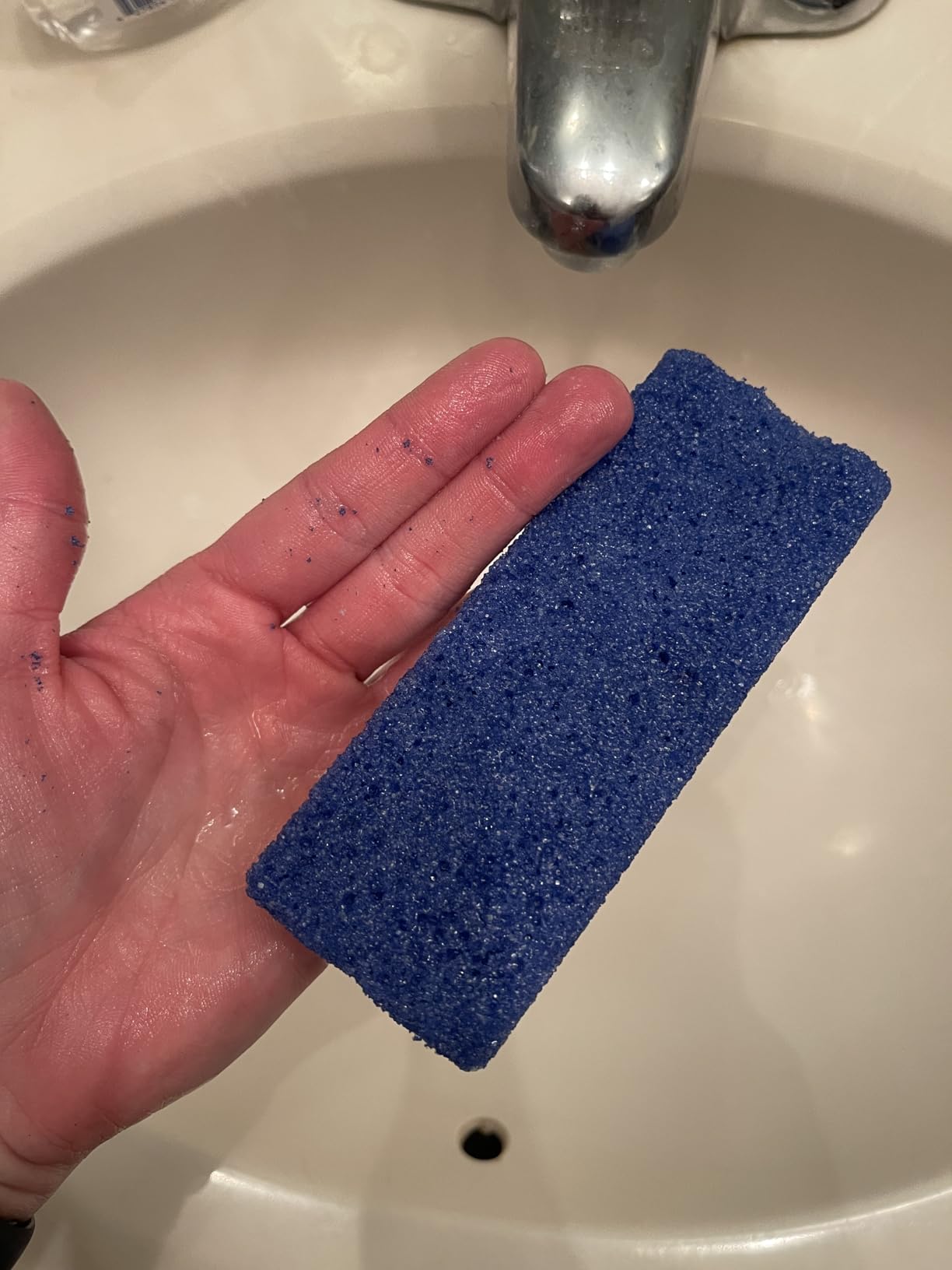Maryton Foot Pumice Stone for Feet Hard Skin Callus Remover and Scrubber (Pack of 4) (Blue) customer photo 1
