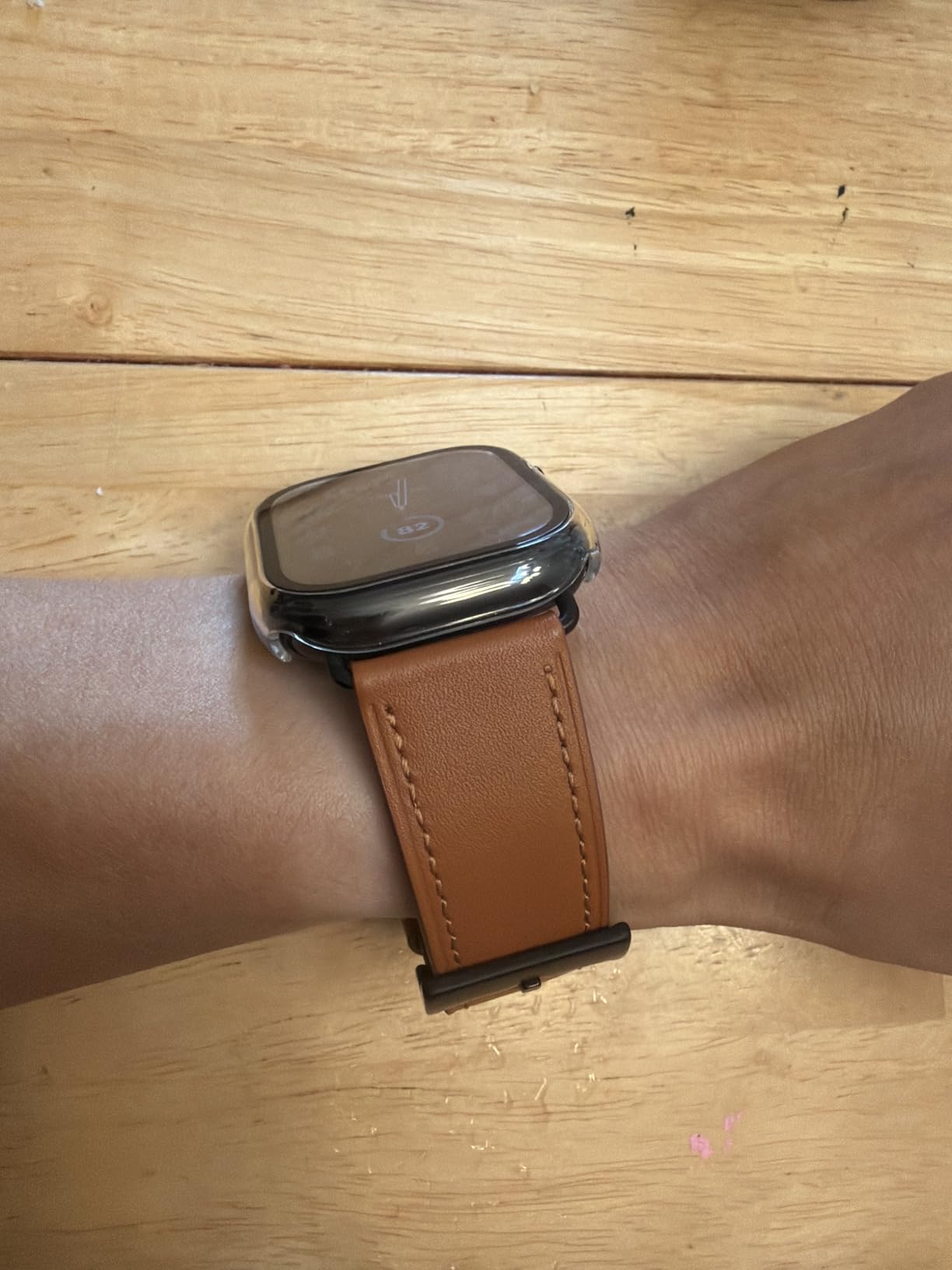 OUHENG Bands Compatible with Apple Watch Band 46mm/45mm/44mm/Ultra 49mm Men customer photo 2