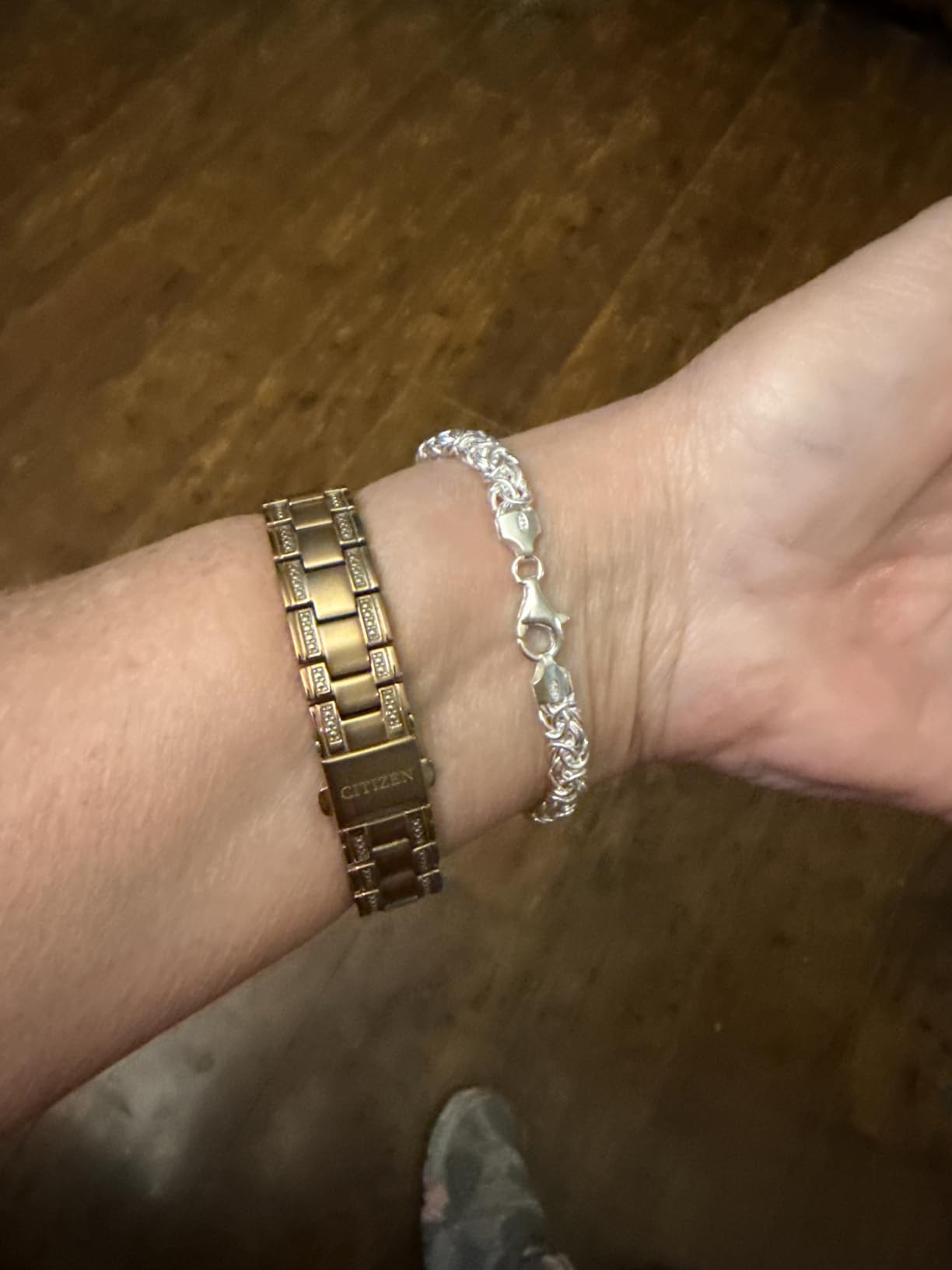 Miabella Italian 925 Sterling Silver Byzantine Bracelet for Women | Fine Jewelry, Handmade in Italy customer photo 1