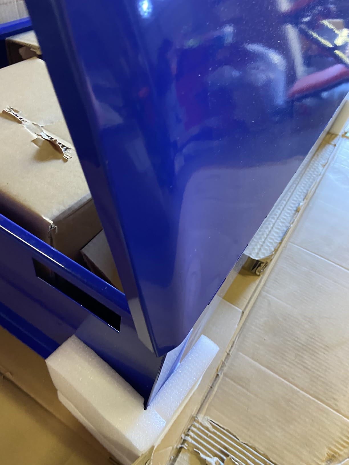 Eastwood 40 Gallon Parts Washer | 10 Inch Deep Tub Heavy Duty Powder Coated Finish Steel Parts Cleaner | Parts Washer Tank with 120V 5.3 Gallons Per Minute Flow Pump | Blue customer photo 2