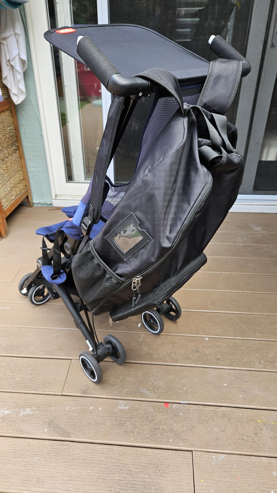 gb Pockit Air All Terrain Compact Lightweight Travel Stroller, Velvet Black customer photo 1