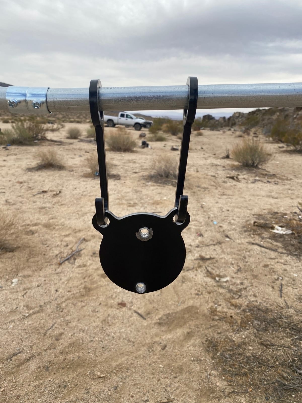 Highwild AR500 Steel Shooting Target Stand Kit - Steel Target Hangers Hanging Hook - Target Stand Bracket - DIY Target Kit - for 1 Inch Pipe customer photo 1