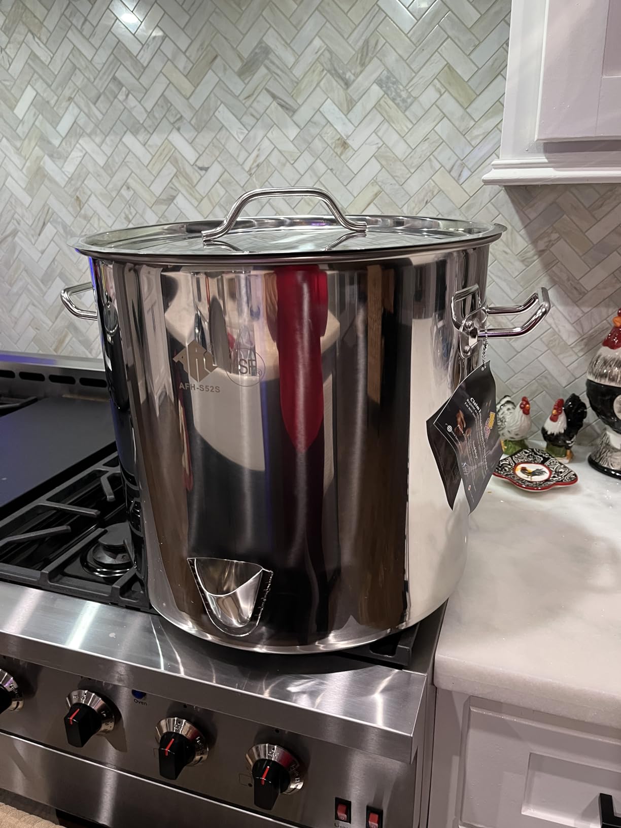 ARC 24QT Stainless Steel Tamale Steamer Pot w/Easy-fill Water Spout, 6 Gal customer photo 2