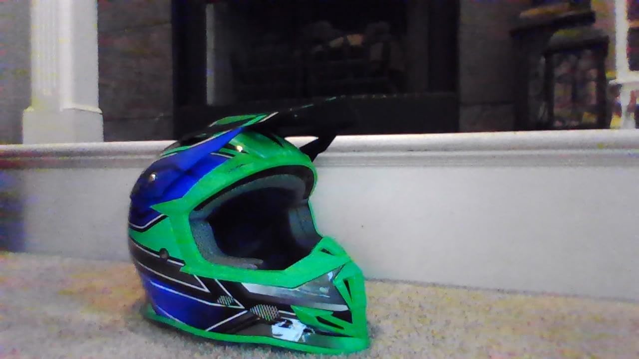 GLX GX23 Full-Face Dirt Bike Motocross Motorcycle Helmet, DOT customer photo 1