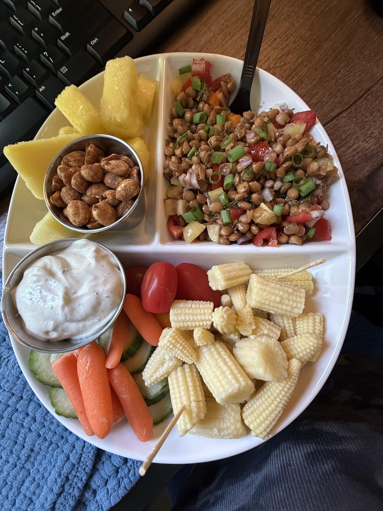 Uba Portion Control Plate (PORCELAIN) for Adults for Healthy Diet (White, 1) customer photo 2