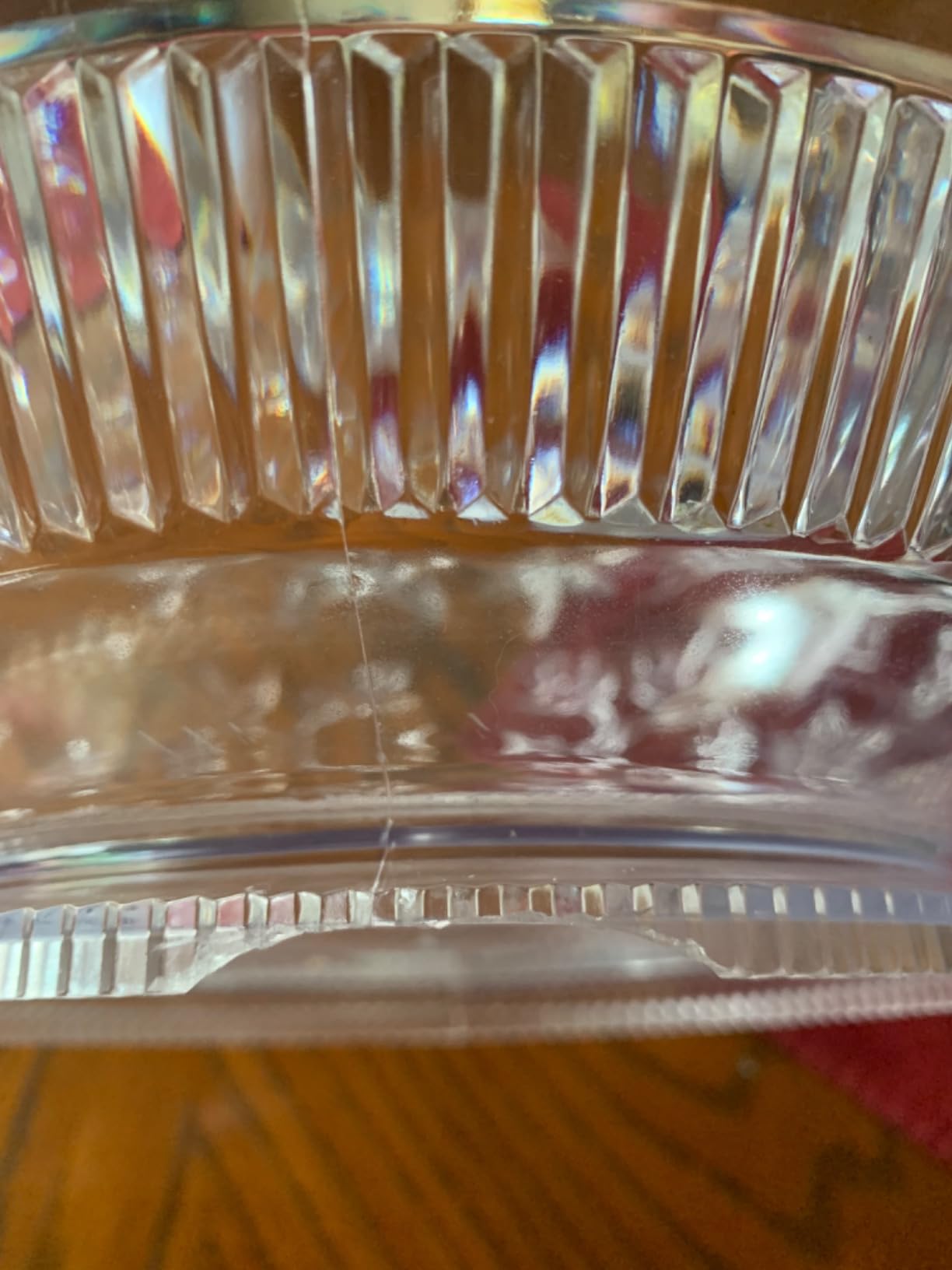 Party Essentials 12-Quart (3-Gallon) Clear Plastic Punch Bowl with Ladle – Hard Plastic Embossed Floral Design – Large Punch Bowl for Party, Wedding, Egg Nog, Salad, Snacks, or Treats customer photo 1