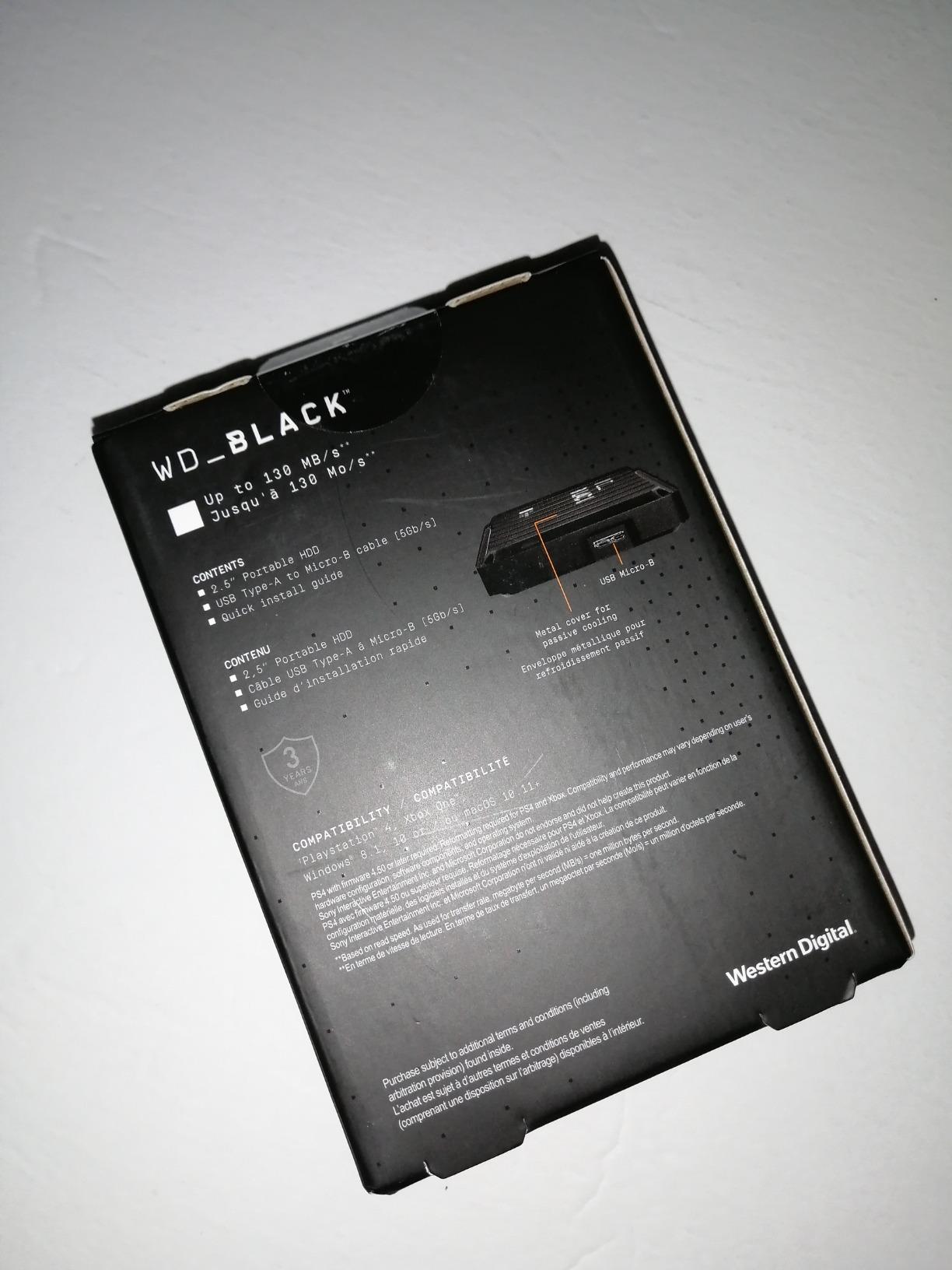 WD_BLACK 5TB P10 Game Drive, Portable External Hard Drive, Works with Playstation, Xbox, & PC - WDBA3A0050BBK-WESN customer photo 2