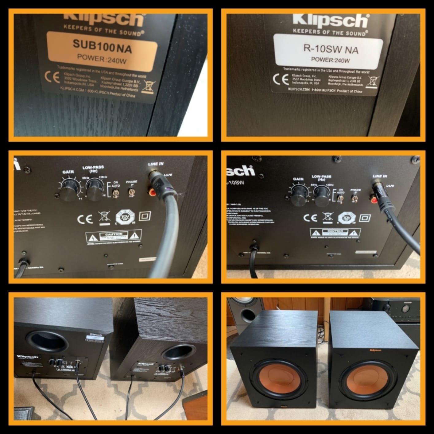 Klipsch Synergy Black Label Sub-100 10” Front-Firing Subwoofer with 150 Watts of continuous power, 300 watts of Dynamic Power, and All-Digital Amplifier for Powerful Home Theater Bass customer photo 2