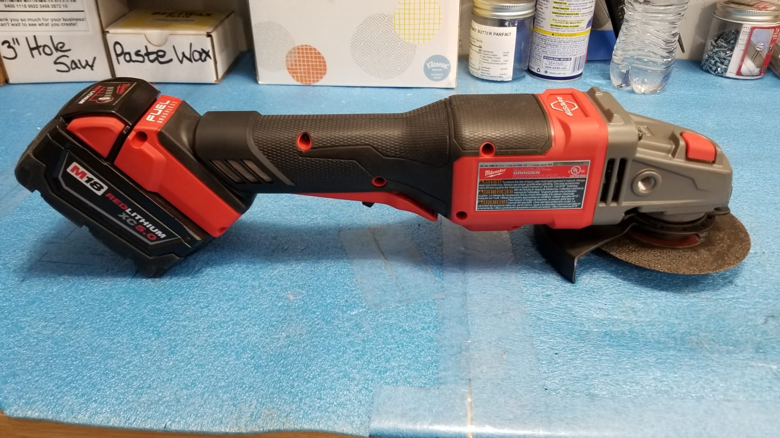 Milwaukee 2980-20 M18 FUEL 4-1/2 in. - 6 in. Braking Grinder w/No-Lock Paddle Switch (Tool Only) customer photo 1