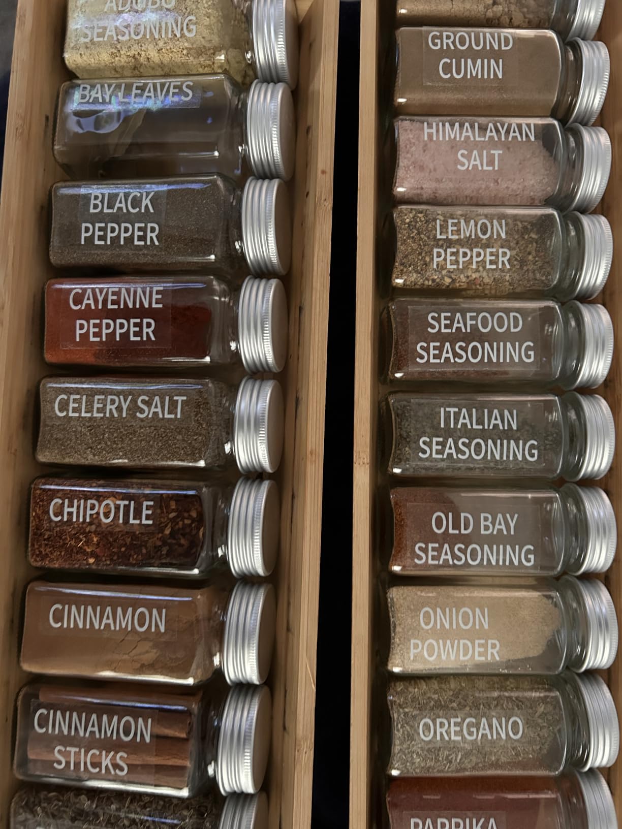 SWOMMOLY 48 Pcs 4 oz Glass Spice Jars with Shaker Lids and 703 Spice Labels customer photo 2