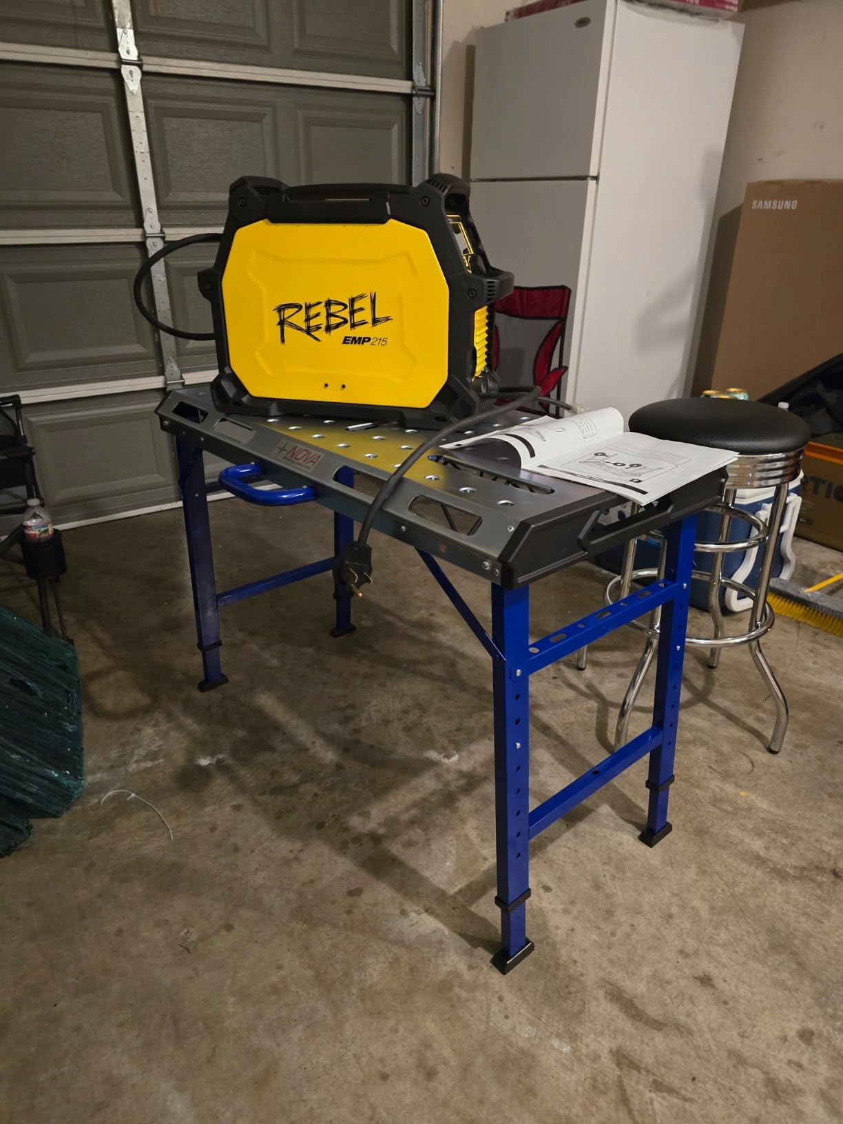 NOVA Heavy-Duty Welding Table with Folding Legs customer photo 1