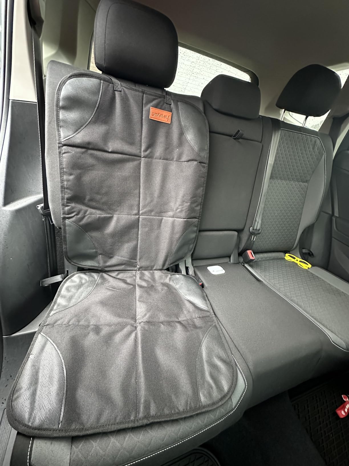 SMART ELF Backing Backseat Car Organizer Kick Mat with Storage Pockets customer photo 2