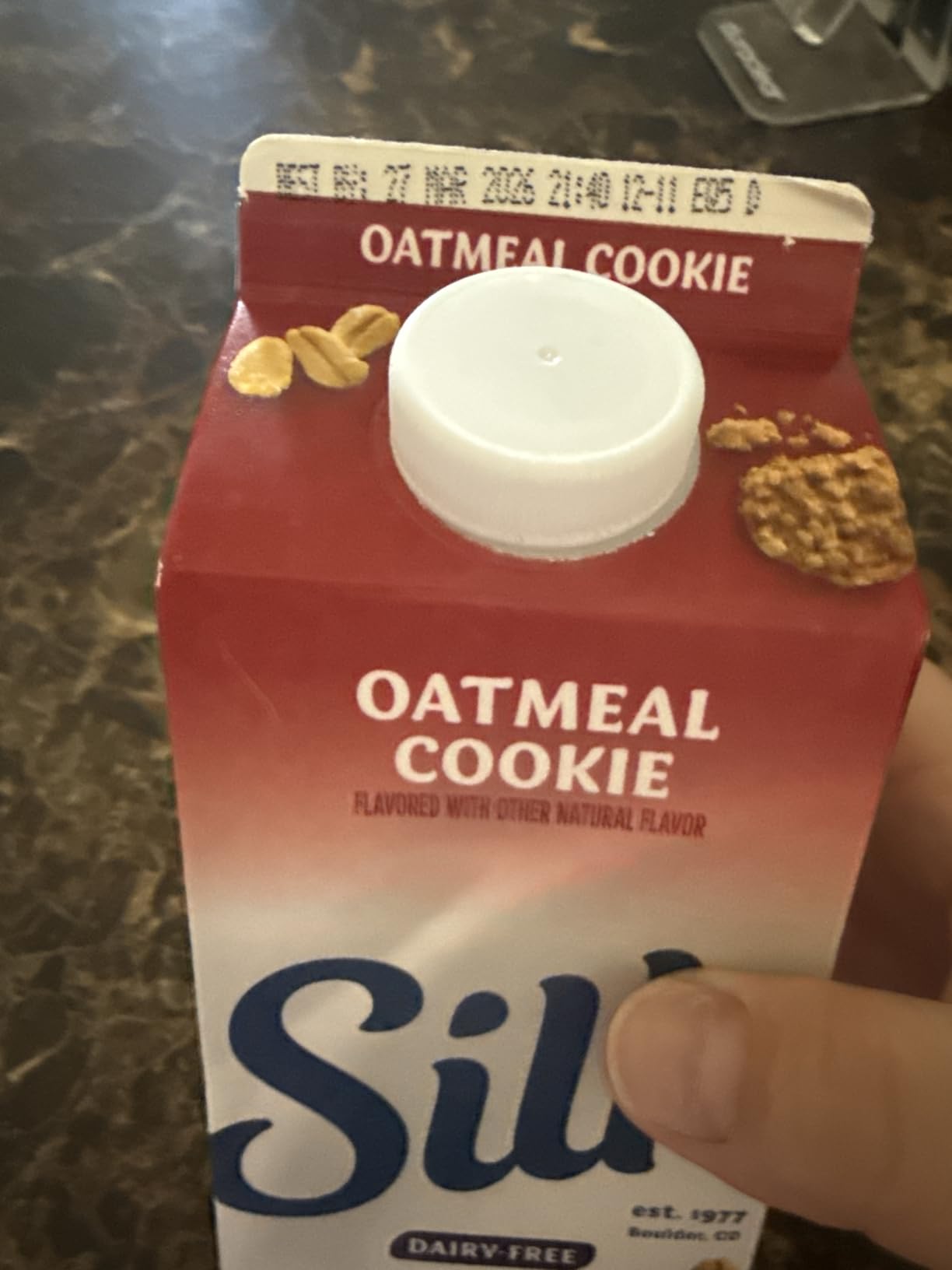 Silk Oat Creamer, Oatmeal Cookie, Smooth, Lusciously Creamy Dairy Free and Gluten Free Creamer From the No. 1 Brand of Plant Based Creamers, 32 FL OZ Carton customer photo 2