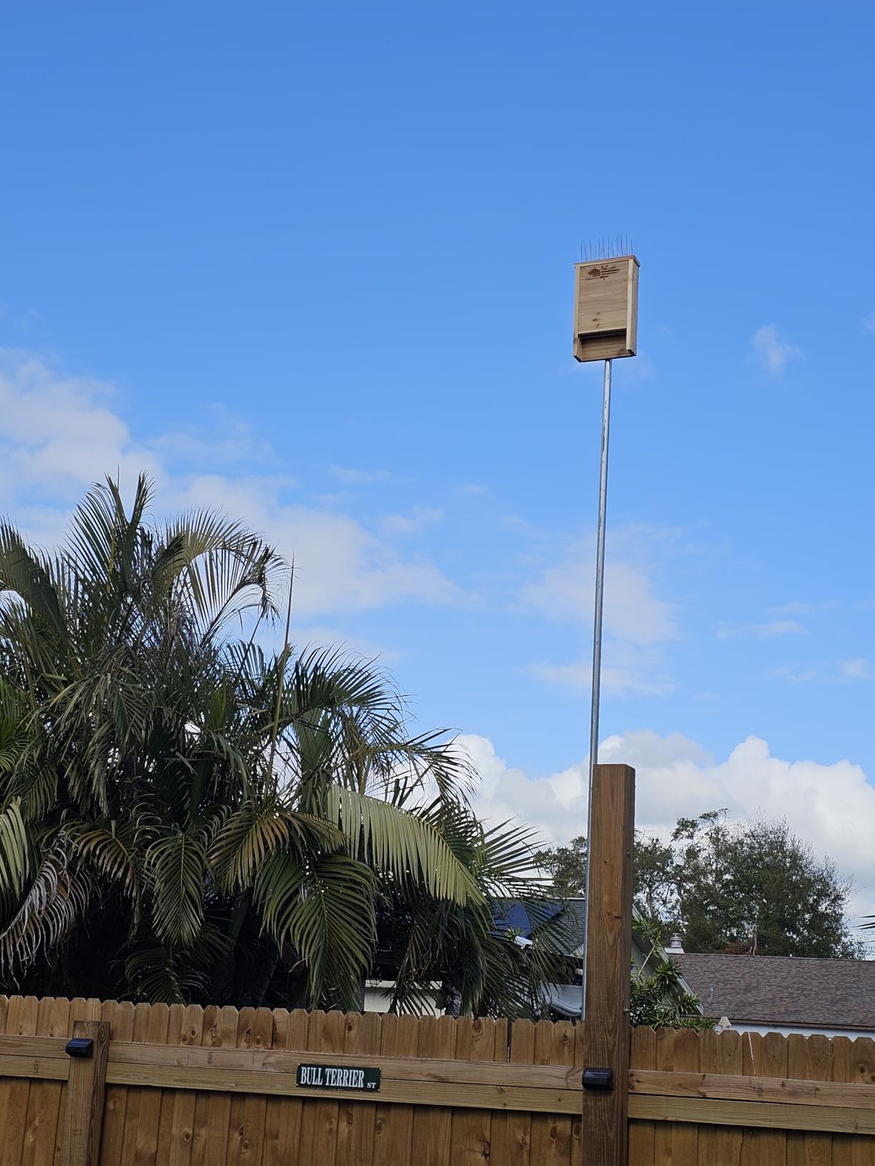 Made in USA, Premium-Grade Red Cedar Bat House, 2 Chamber Bat Box, Easy-to-Install Wooden Bat House Kit, Weather-Resistant Bat Houses for Outdoors, Includes Mounting Screws - Applewood Outdoor customer photo 1
