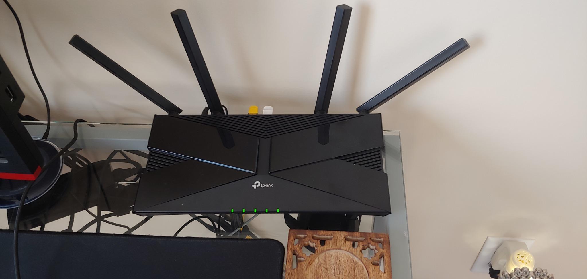 TP-Link Smart WiFi 6 Dual Band Router 4 Gigabit LAN Ports customer photo 1