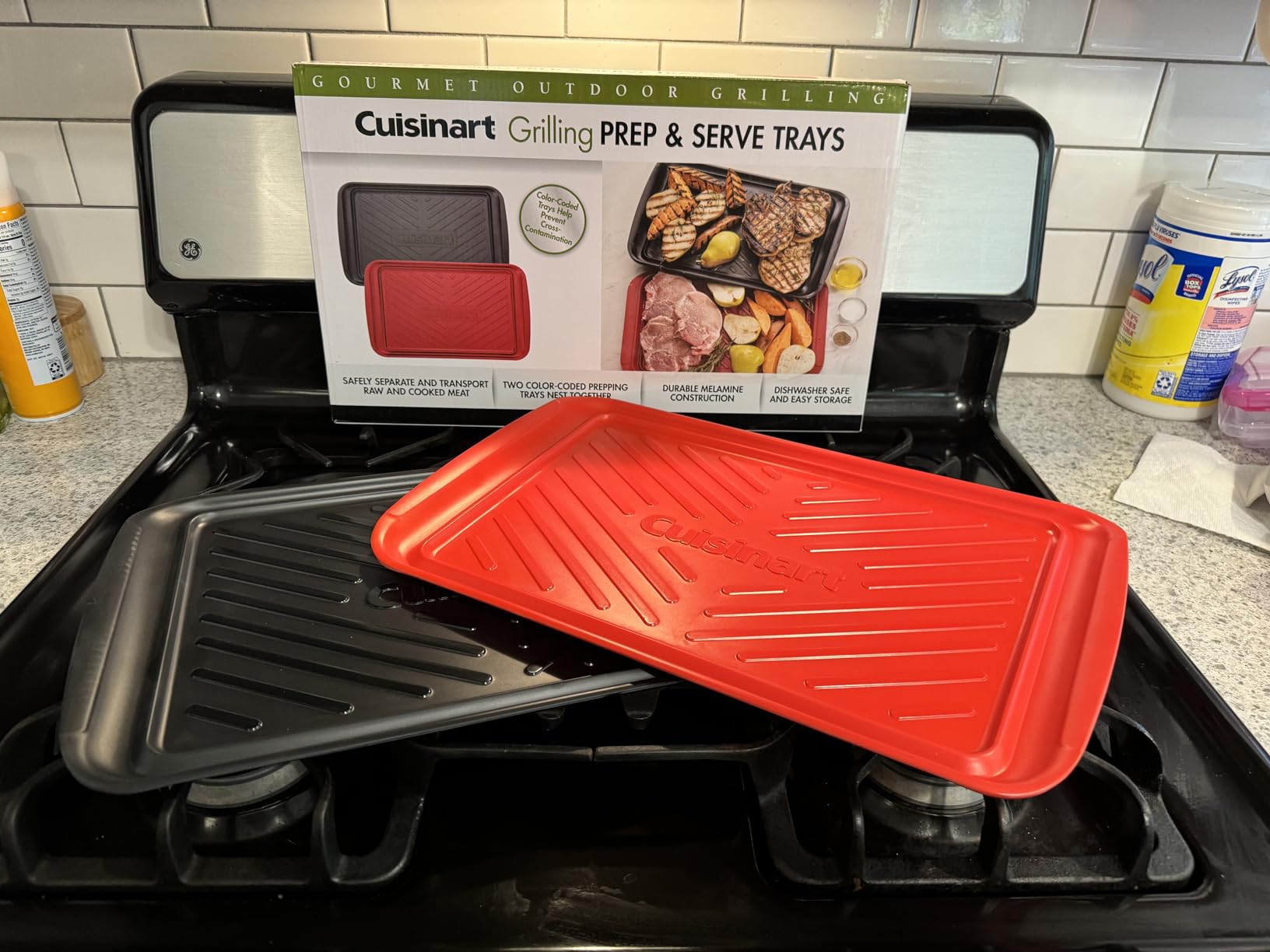 Cuisinart Grilling Prep and Serving Tray, Dishwasher-Safe, 2-Pc Nesting Set customer photo 1