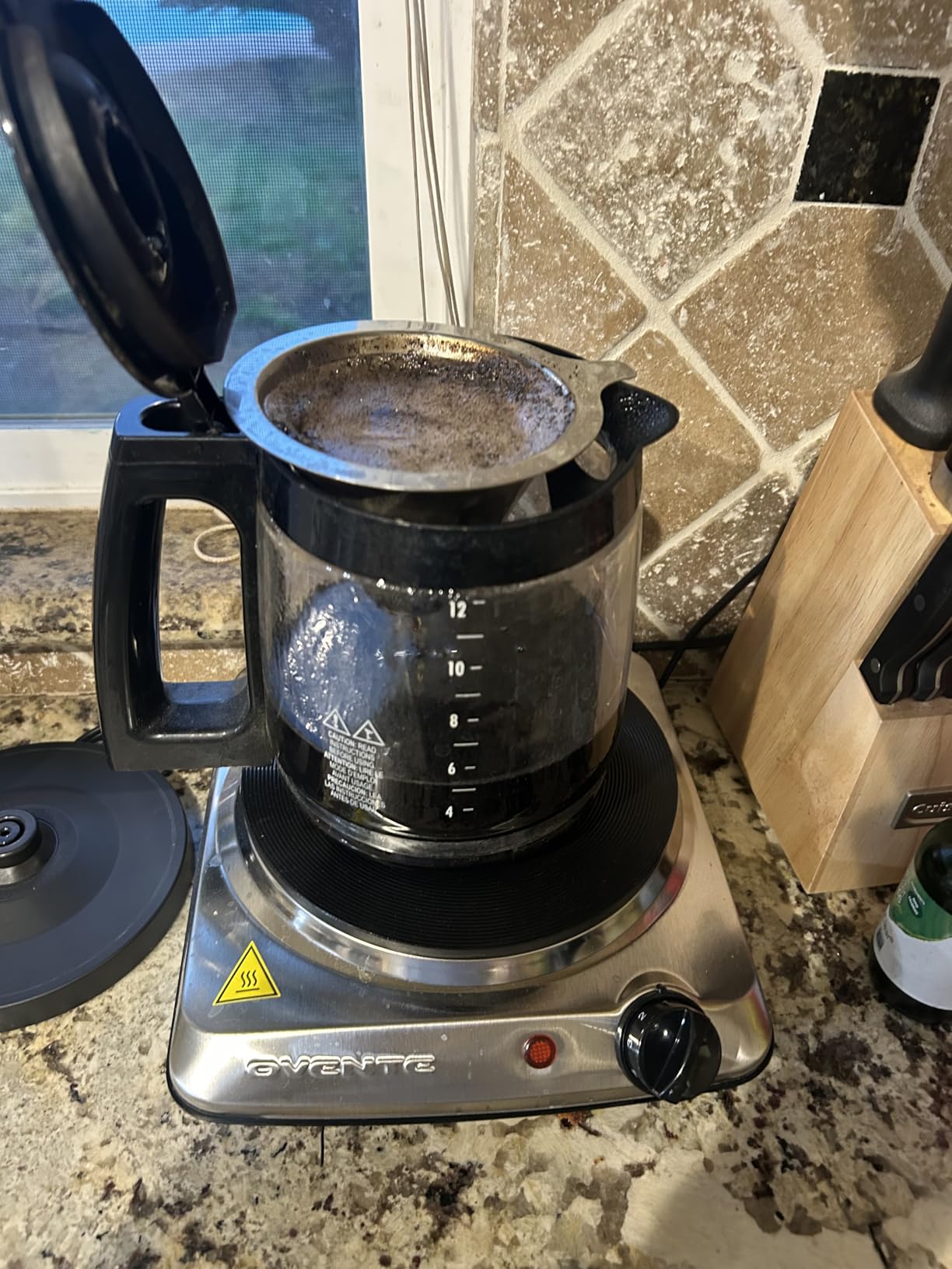 Cosori Pour Over Coffee Maker, Double Layer Stainless Steel Filter, 8cup | Drip Coffee Maker, Coffee Dripper Brewer, High Heat Resistant Carafe, also for Camping, Hiking, 34oz customer photo 2