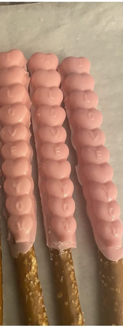 Grandmama's Goodies V144 Valentine's Day I Love You Heart Pretzel Lollipop Chocolate Candy Soap Mold customer photo 1