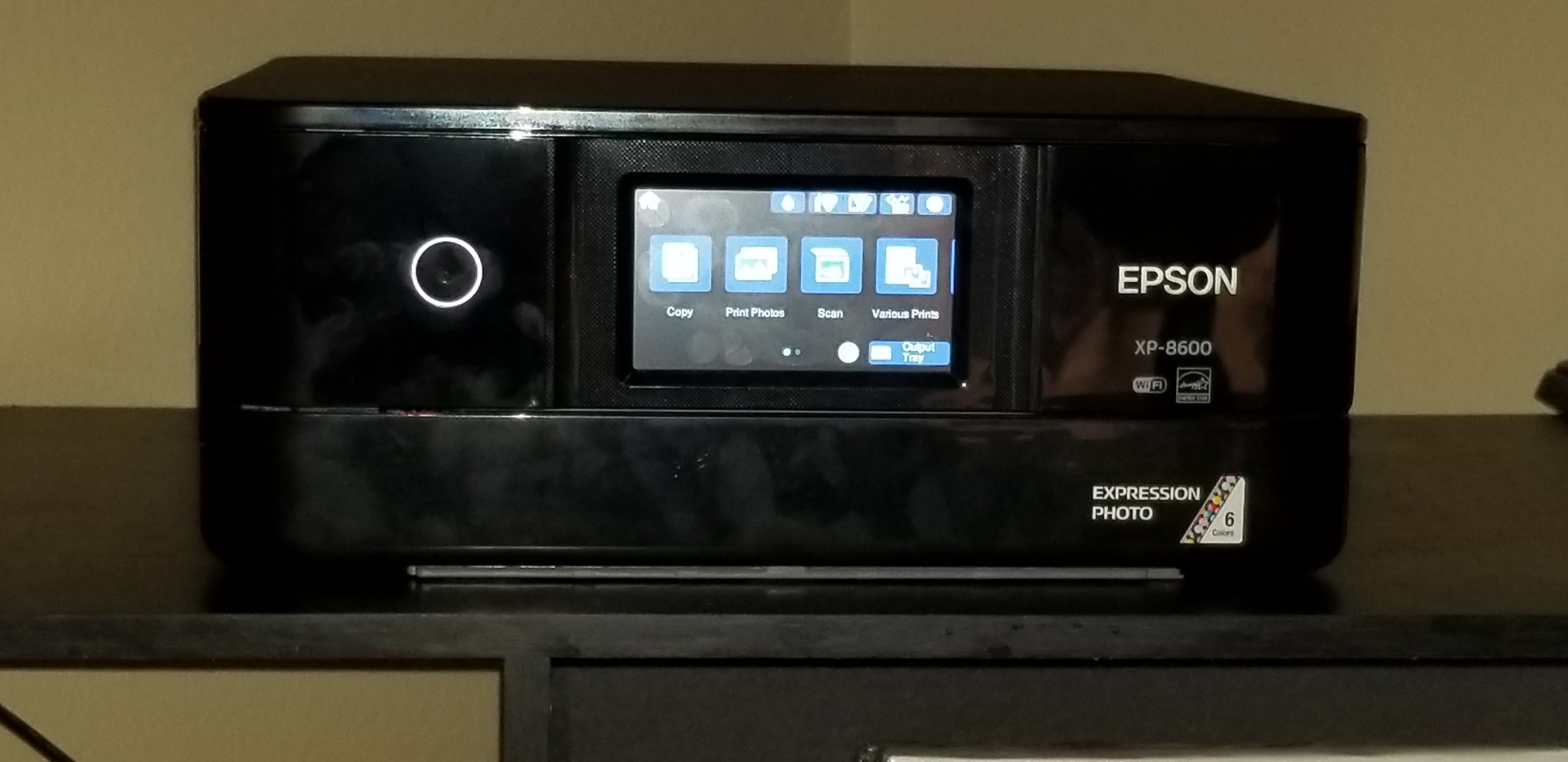 Epson Expression Photo XP-8600 Wireless Color Photo Printer with Scanner and Copier Black,Small customer photo 1