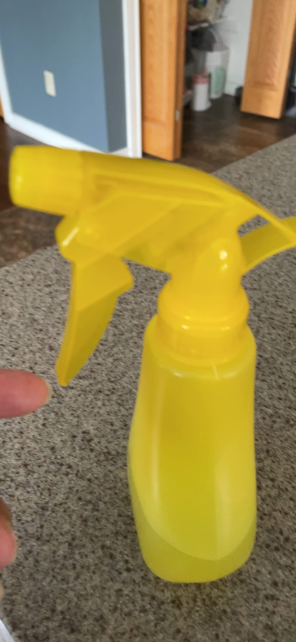 8 Oz Empty Plastic Spray Bottles with Adjustable Nozzle - Durable Trigger Sprayer with Mist & Stream Modes - Refillable Sprayer for Taming Hair, Hair styling, Watering Plants, Showering Pets - 4 Pack customer photo 2