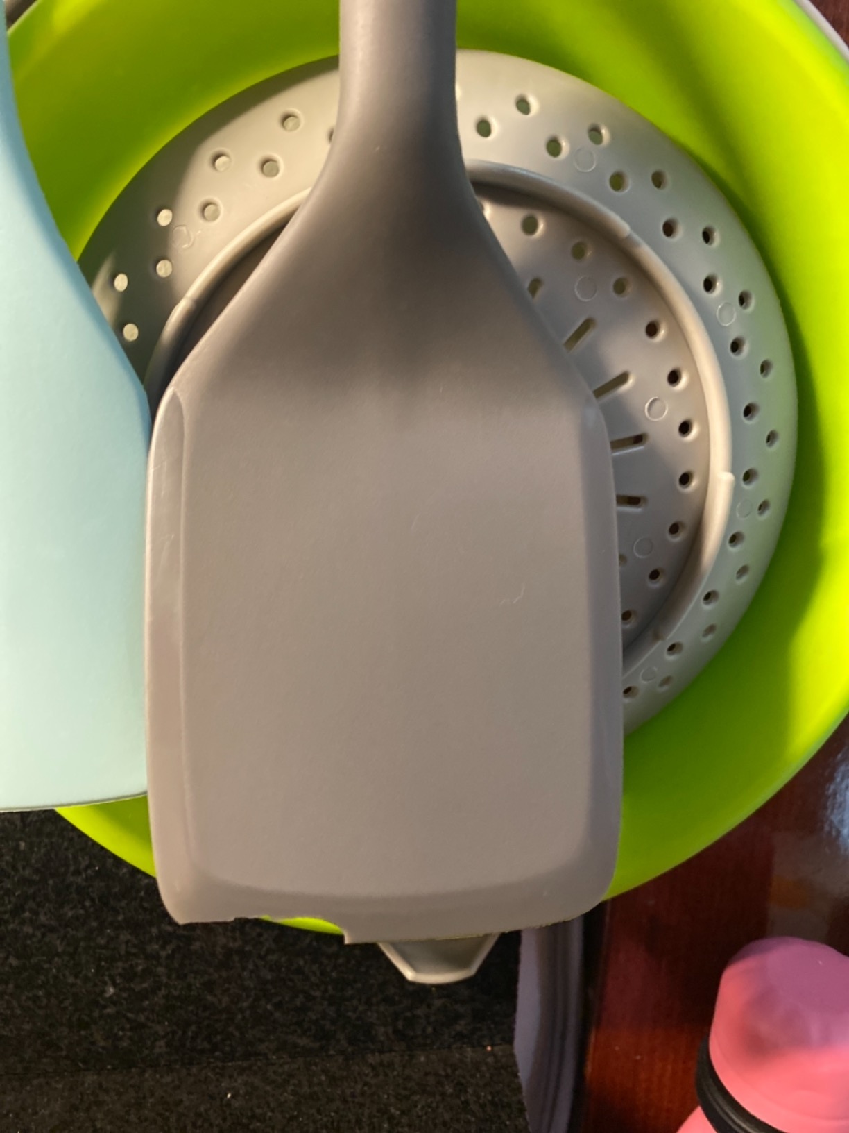 OXO Good Grips 3-Piece Silicone Utensil Set, Gray, One size customer photo 1