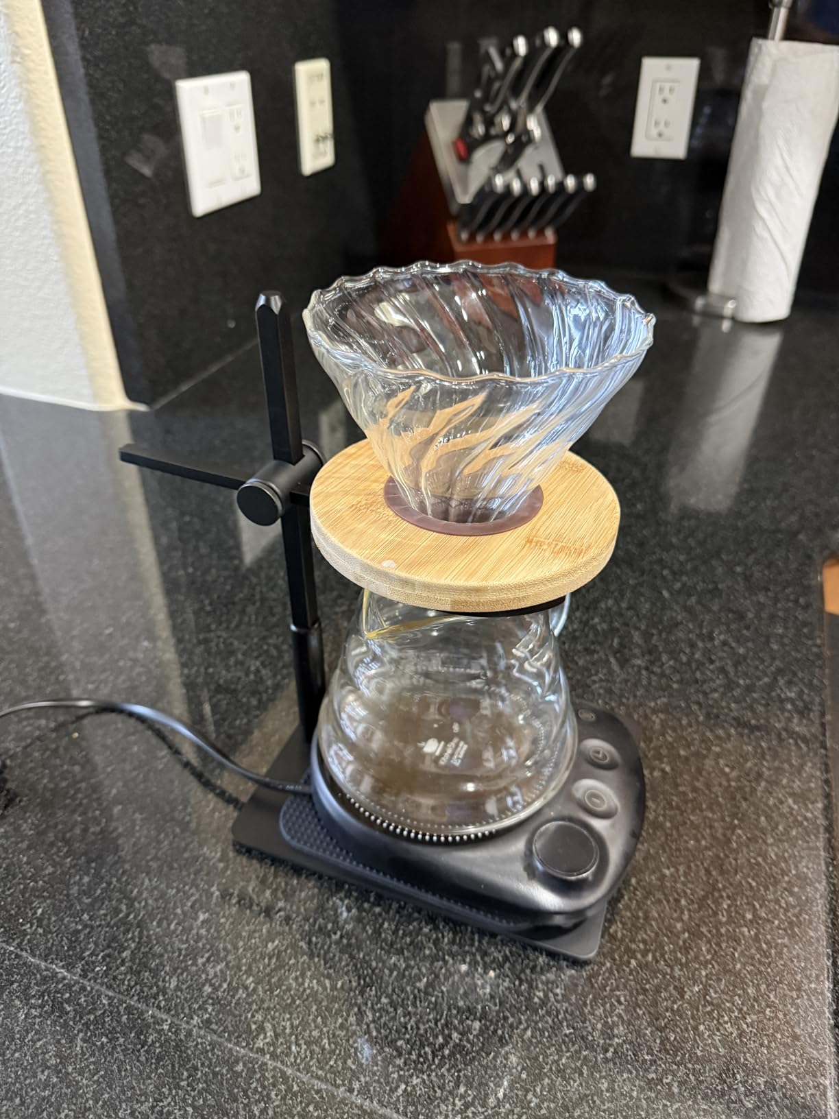Pour Over Coffee Station Coffee Dripper Stand Stainless Steel customer photo 1