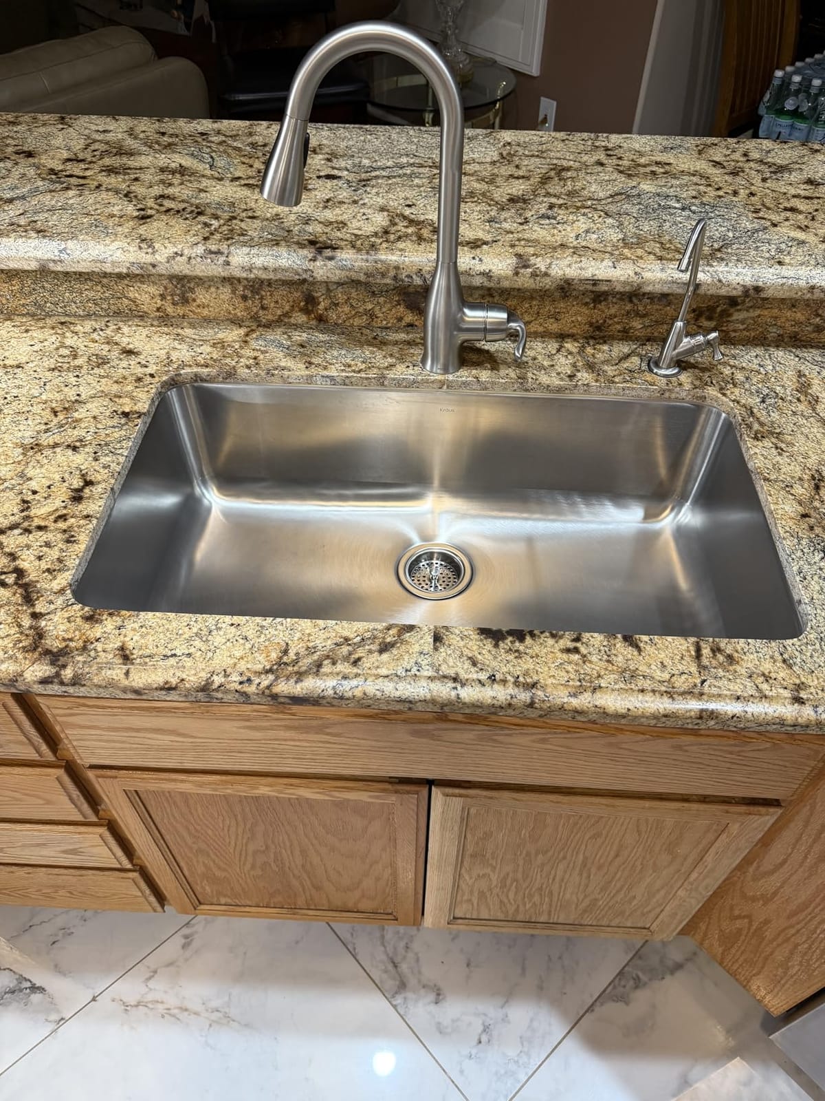 KRAUS Stainless Steel 33 in 16 Gauge Undermount Kitchen Sink KA1US33B customer photo 2