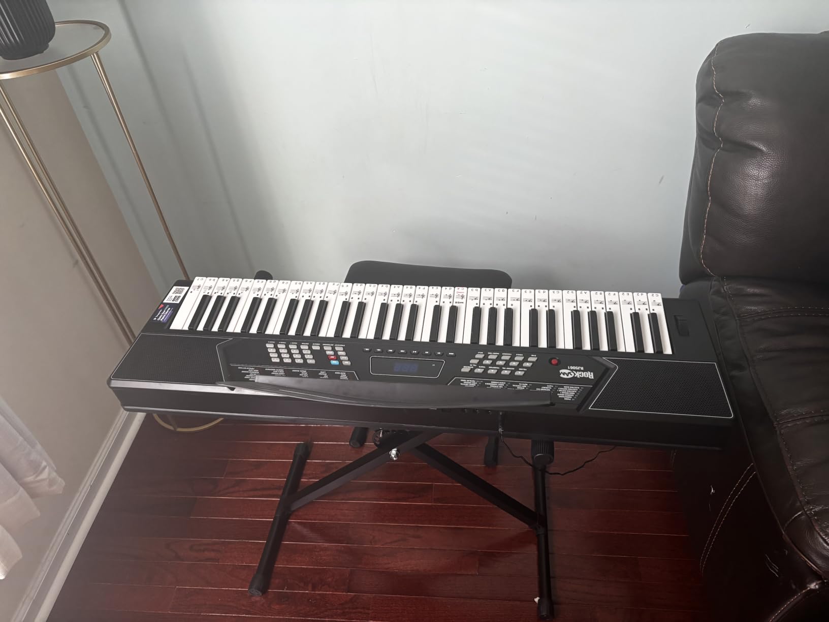 RockJam RJ5061 61 Key Keyboard Piano Kit with Stand, Bench & Headphones | Beginner electric keyboard piano set customer photo 2
