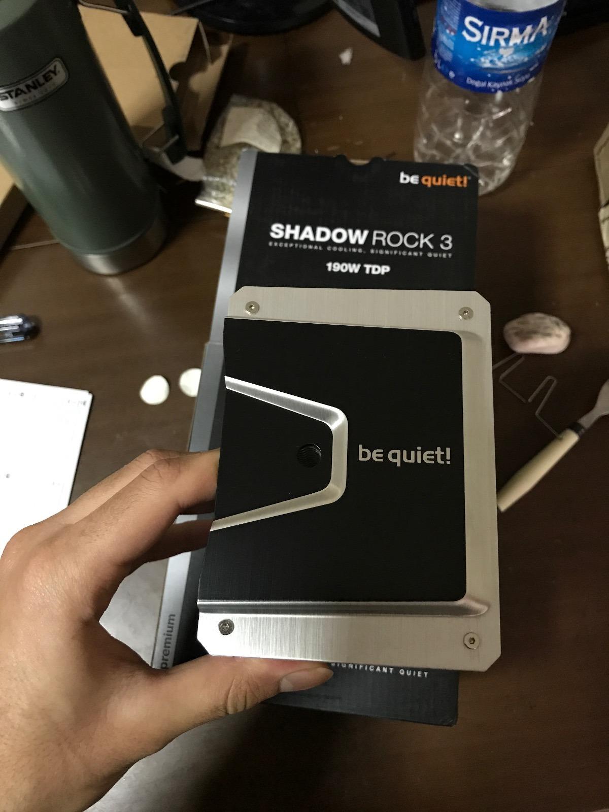 be quiet! Shadow Rock 3 190W TDP CPU Cooler | Intel 1700 1200 2066 1150 1151 1155 2011-3 Square ILM | AMD AM4 Silver | BK004 customer photo 1