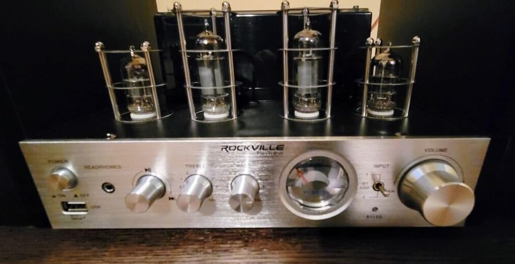 Rockville Blutube WD 70W Bluetooth Tube Amplifier Stereo Receiver customer photo 1