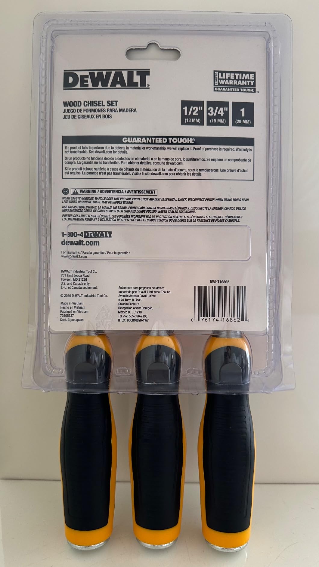 DEWALT Wood Chisel Set (3-Piece) DWHT16862 customer photo 2