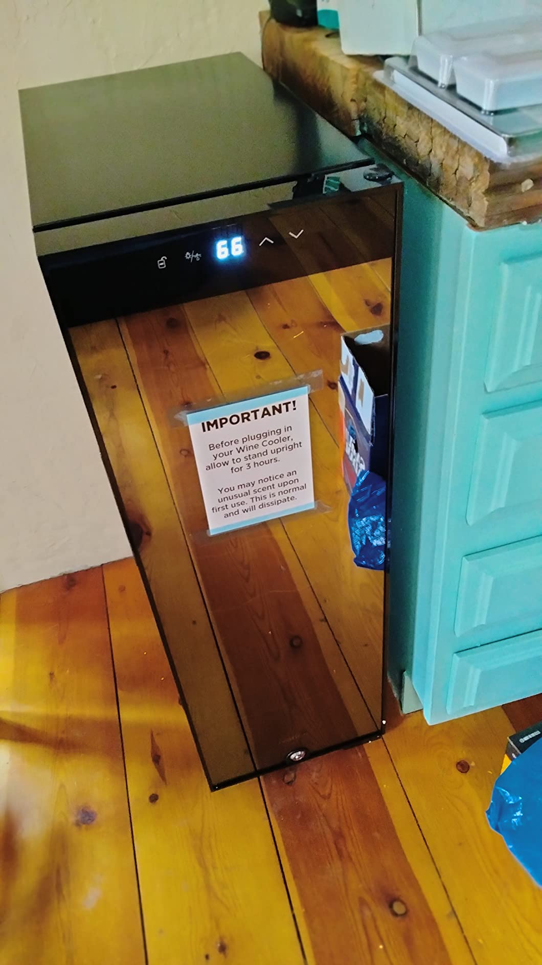 Ivation 12 Bottle Compressor Wine Cooler, Freestanding Fridge w/Lock, Black customer photo 1