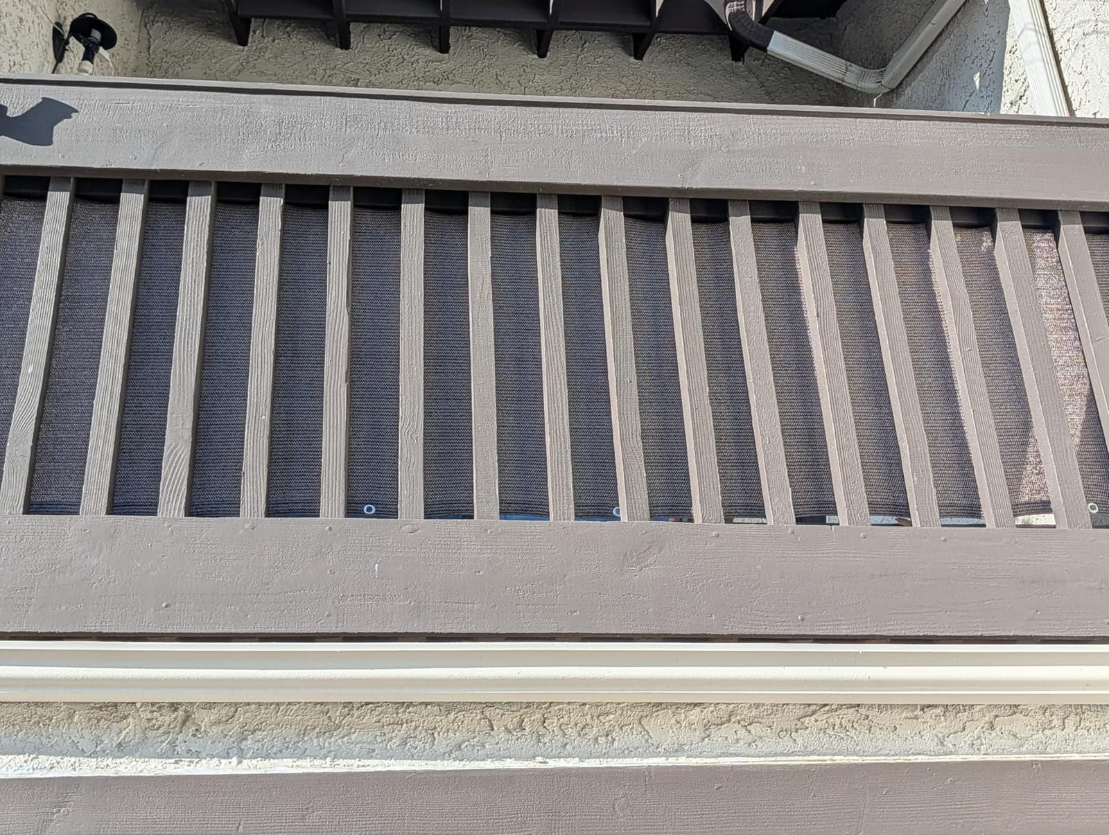 SUNNY GUARD 3' x 10' Balcony Privacy Screen, HDPE Patio Railing Cover Fence customer photo 1
