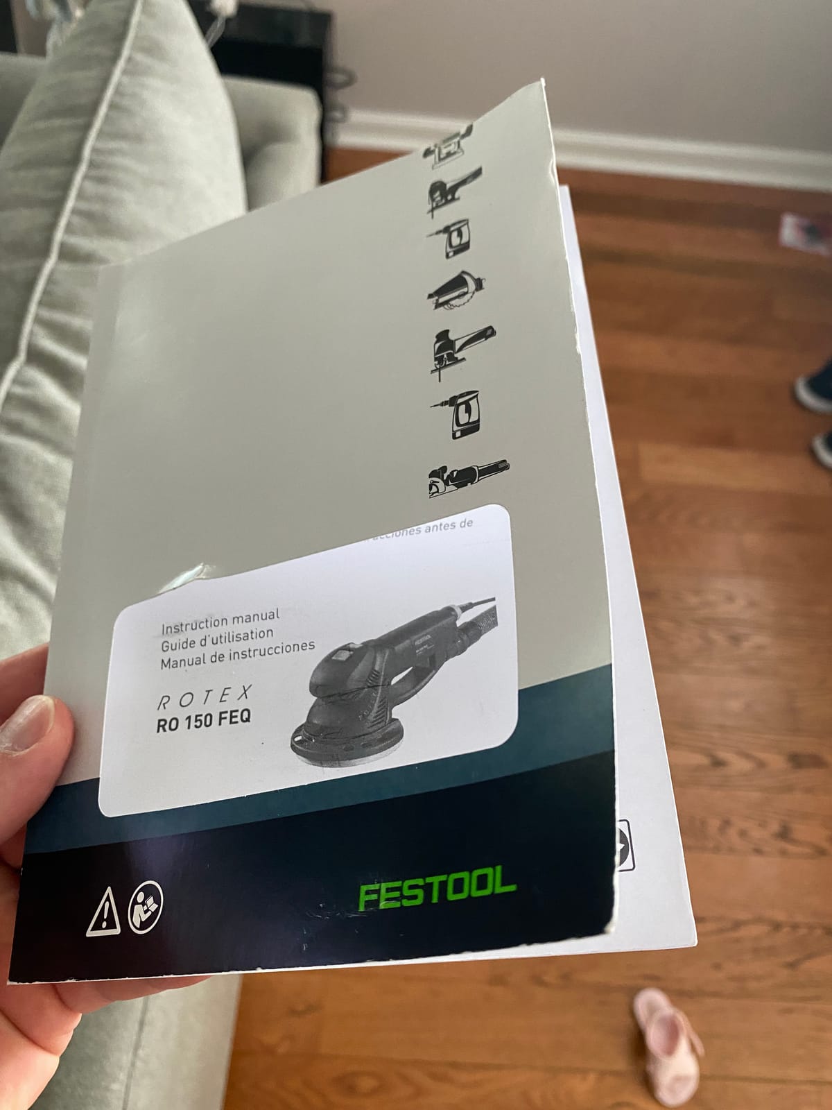 Festool 576028 6-Inch Random Orbital Multi-Mode Sander ROTEX RO 150 FEQ-Plus customer photo 1