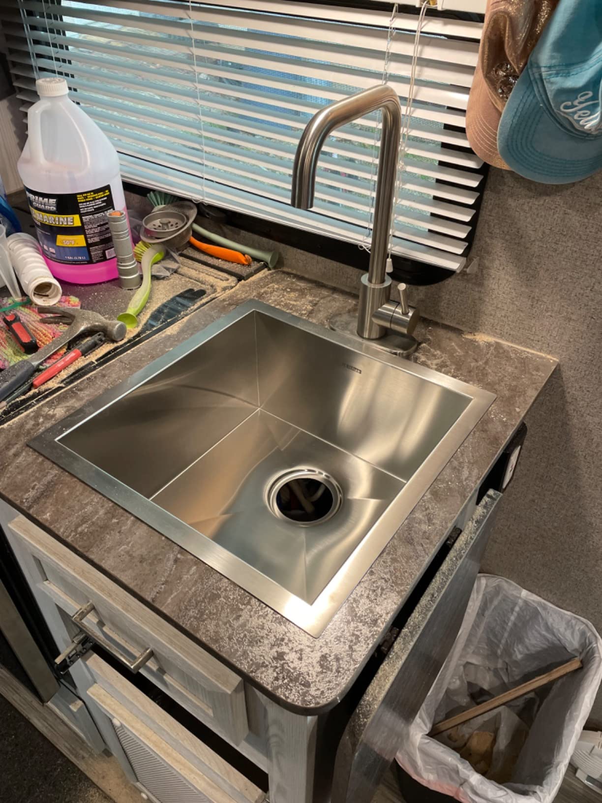 Kichae 33 Inch Undermount Kitchen Sink Stainless Steel 16 Gauge Single Bowl customer photo 2