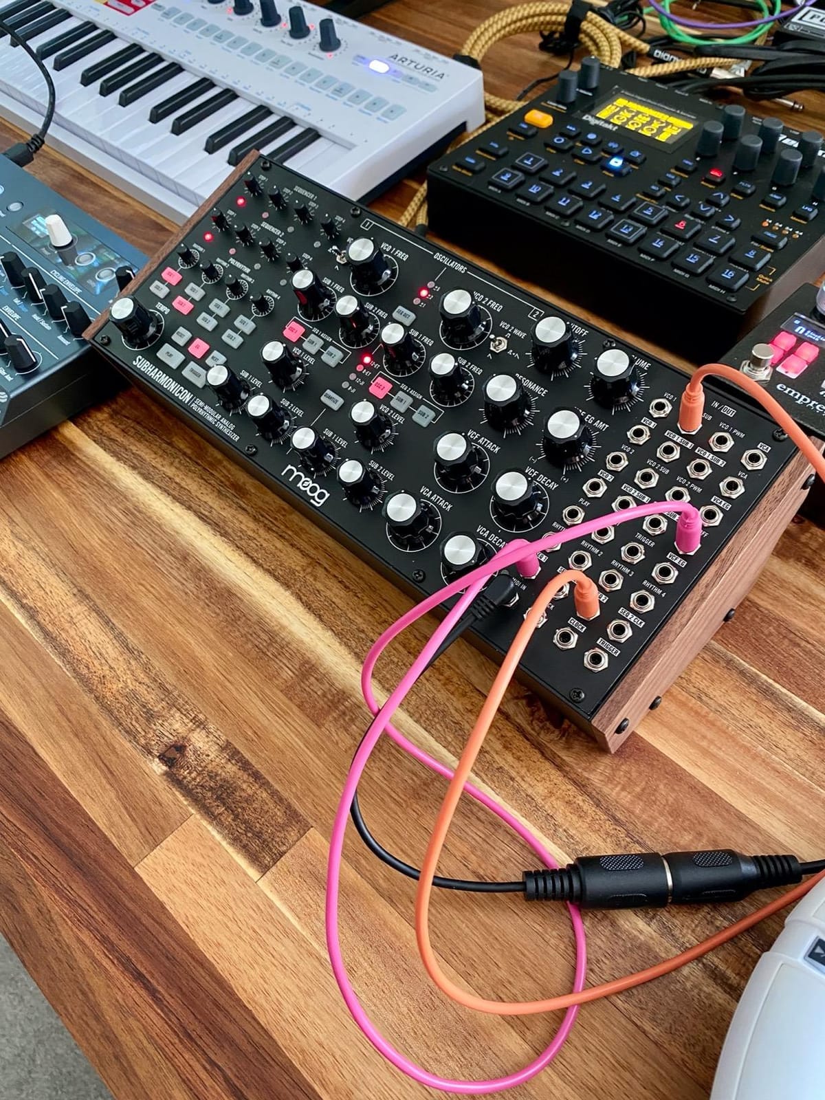 MOOG Subharmonicon Semi-Modular Analog Polyrhythmic Synthesizer | Synth with Dual Sequencer, MIDI, and Patch Bay customer photo 2