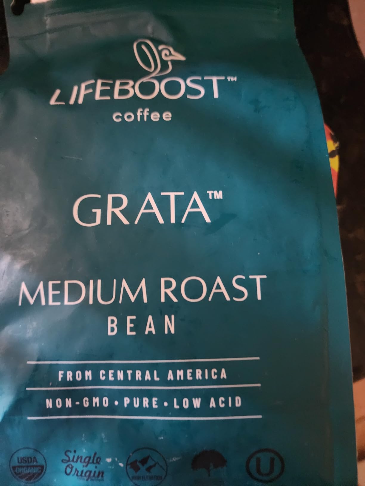 Lifeboost Medium Roast Low Acid Coffee Beans, Certified Organic, 12oz customer photo 1