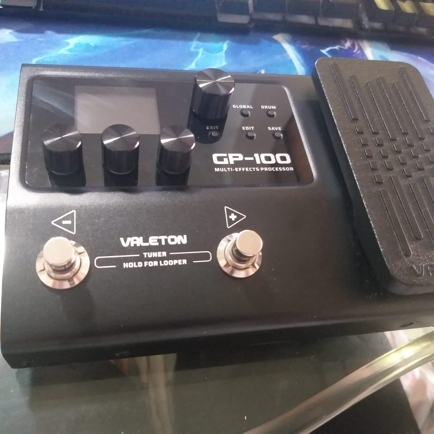 Valeton GP-100 Guitar Bass Amp Modeling IR Cabinets Simulation Multi Language Multi-Effects with Expression Pedal Stereo OTG USB Audio Interface customer photo 2
