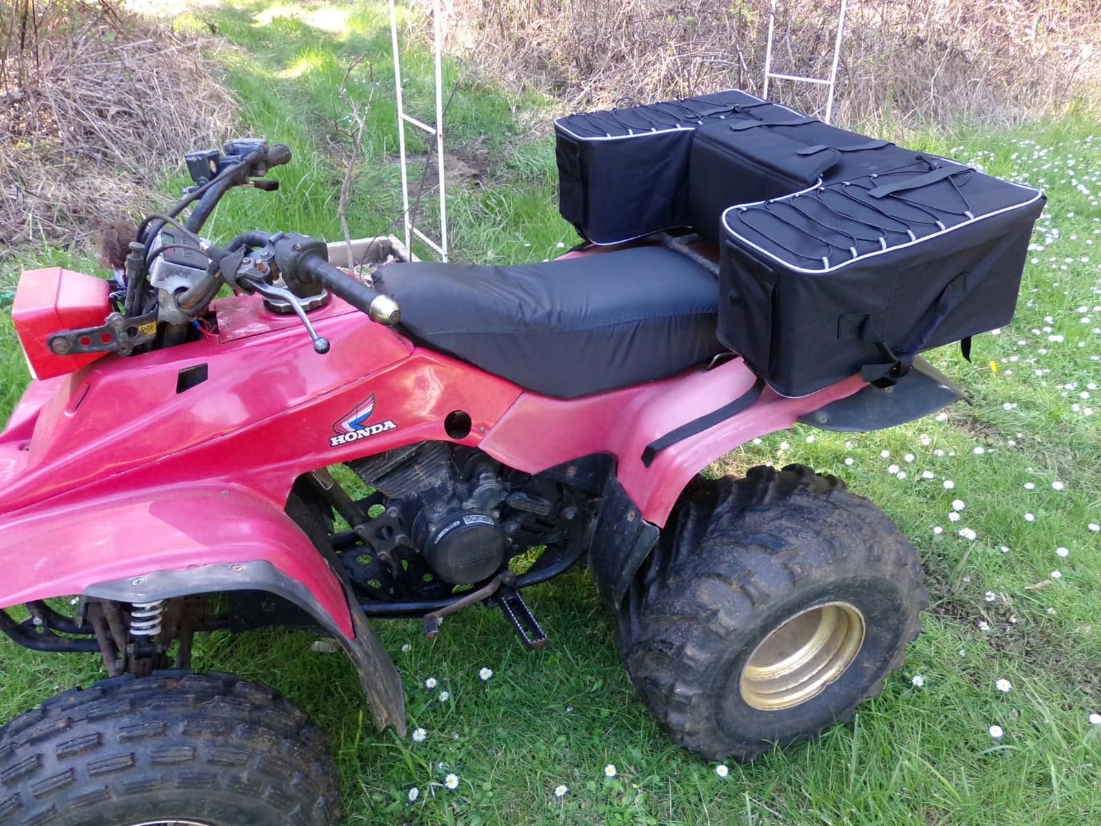 KEMIMOTO Upgraded ATV Storage Bags, 55L ATV Rear Seat Storage Bag customer photo 2