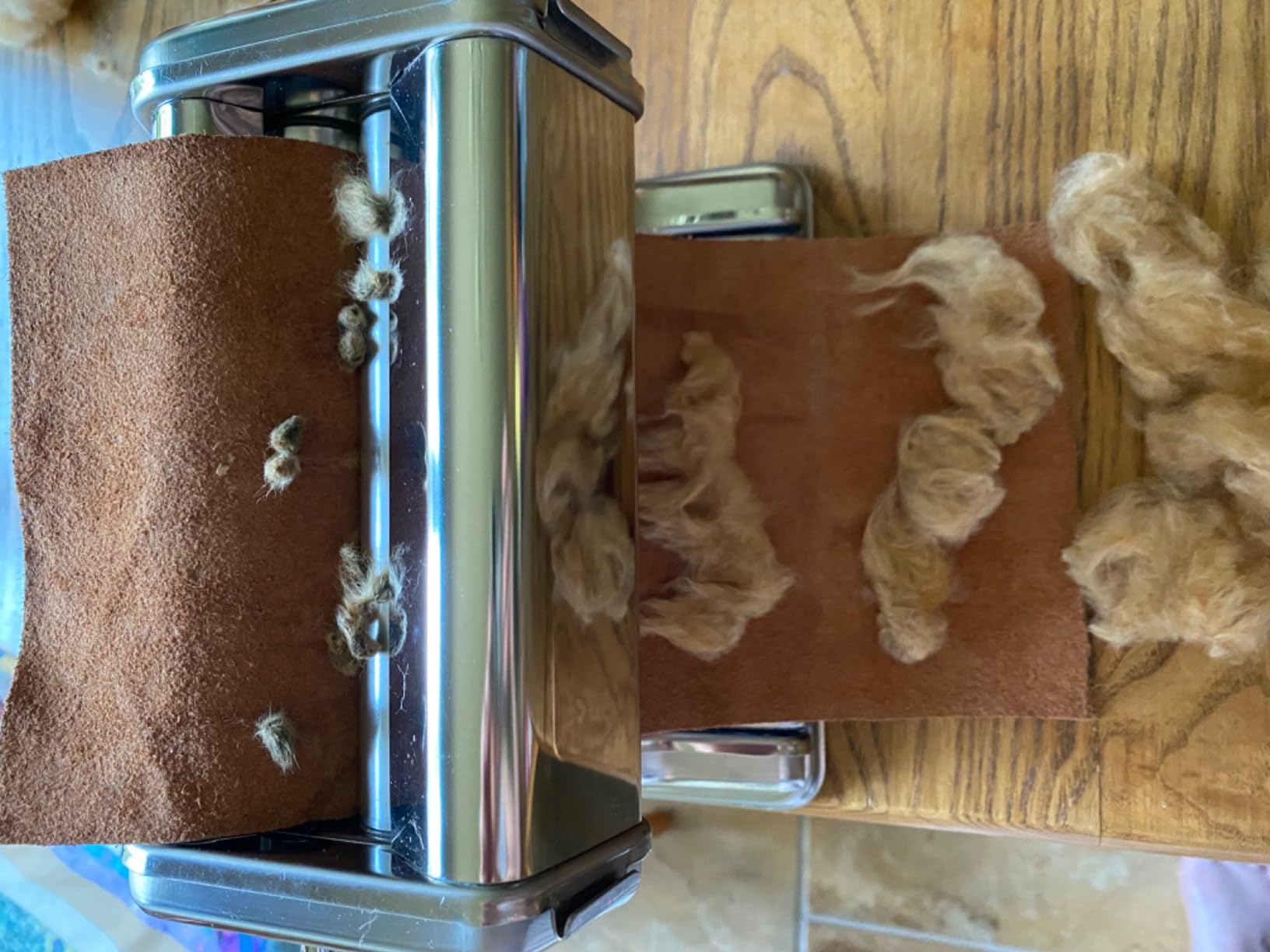 Manual Pasta Maker with Dryer - Multi-Pasta Stainless Steel Italian Flat Dough Machine with Adjustable Setting, Sharp Cutter, and Hand Crank - Fresh Homemade Noodles, Spaghetti, Lasagne | By VeoHome… customer photo 1