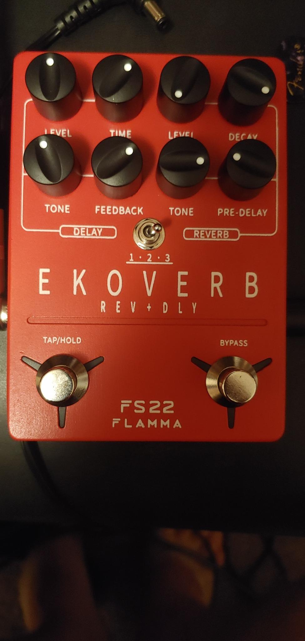 FLAMMA FS22 Stereo Delay & Reverb Combo Effects Pedal Ambient Guitar Pedal with 3 Pairs Combo Effects Reverse Delay Shimmer Reverb Tap Tempo Freeze Trail On Function customer photo 1
