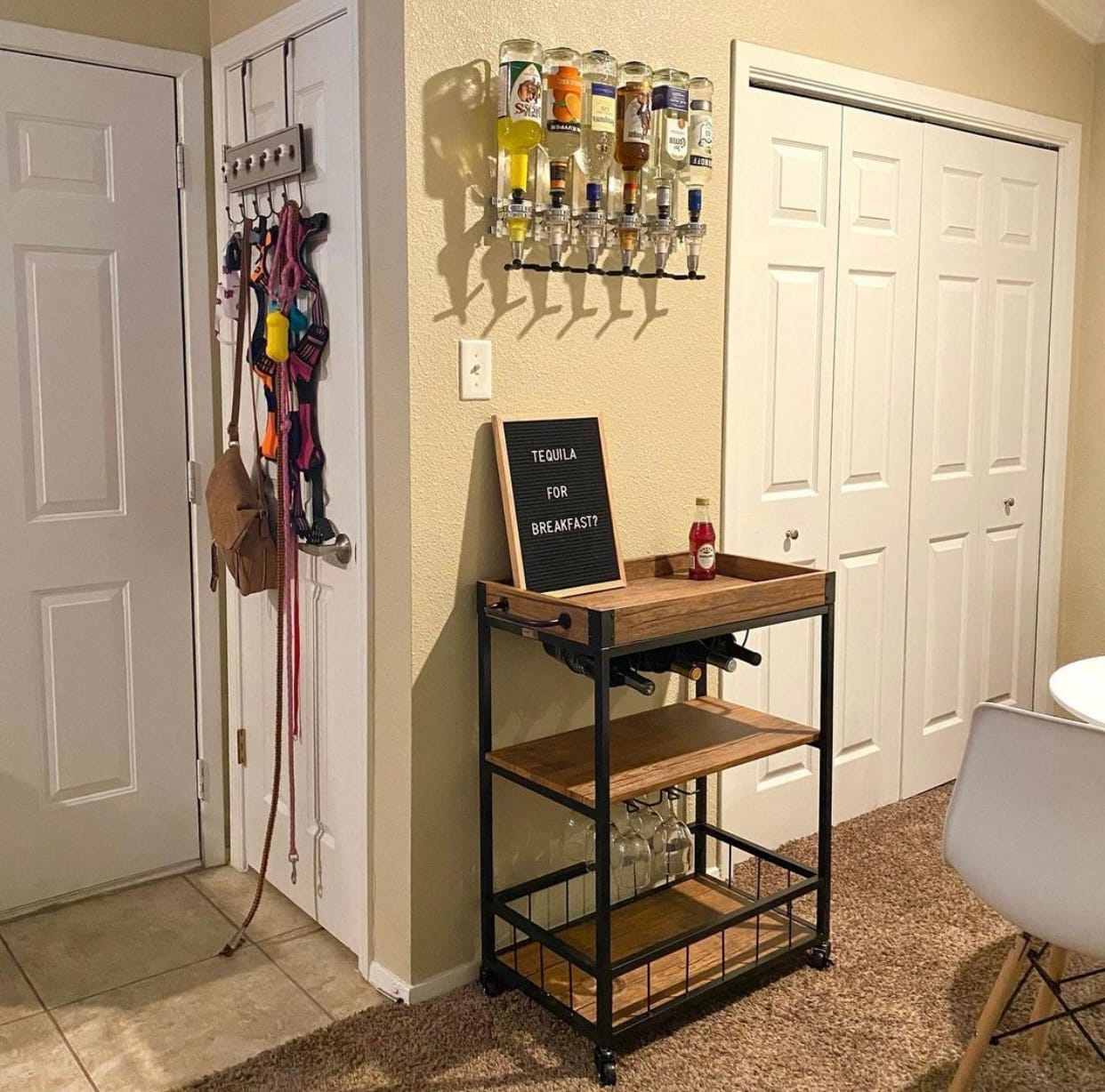Wall Mounted 6-Bottle Liquor Dispenser Wine Dispenser Machine Bar Butler Drinking Pourer Home Bar Tools for Beer, Soda, Coke and Fizzy ect customer photo 1